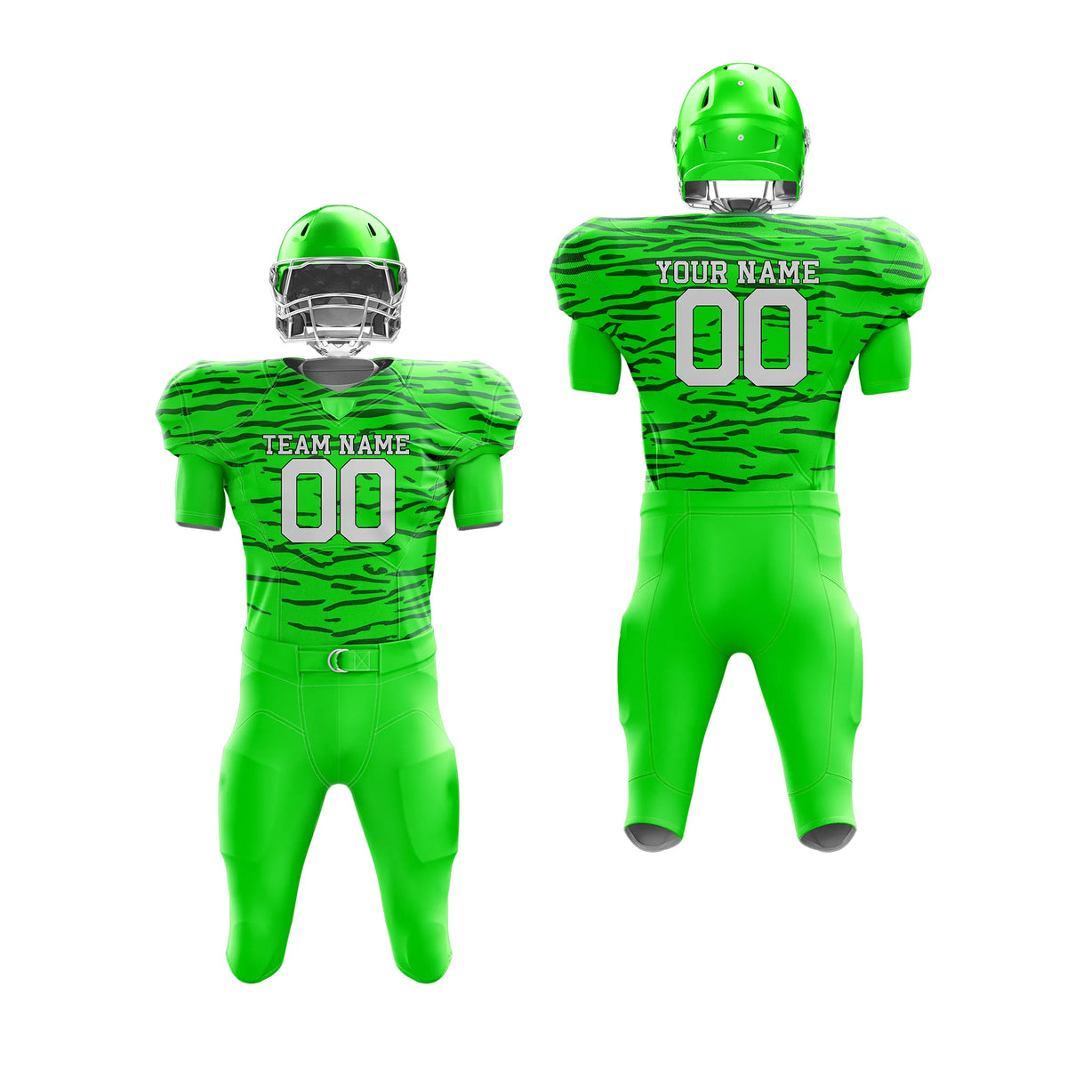 Custom Personalized D3 Camo Designs American Football Jersey with Name, Number & Team Logo