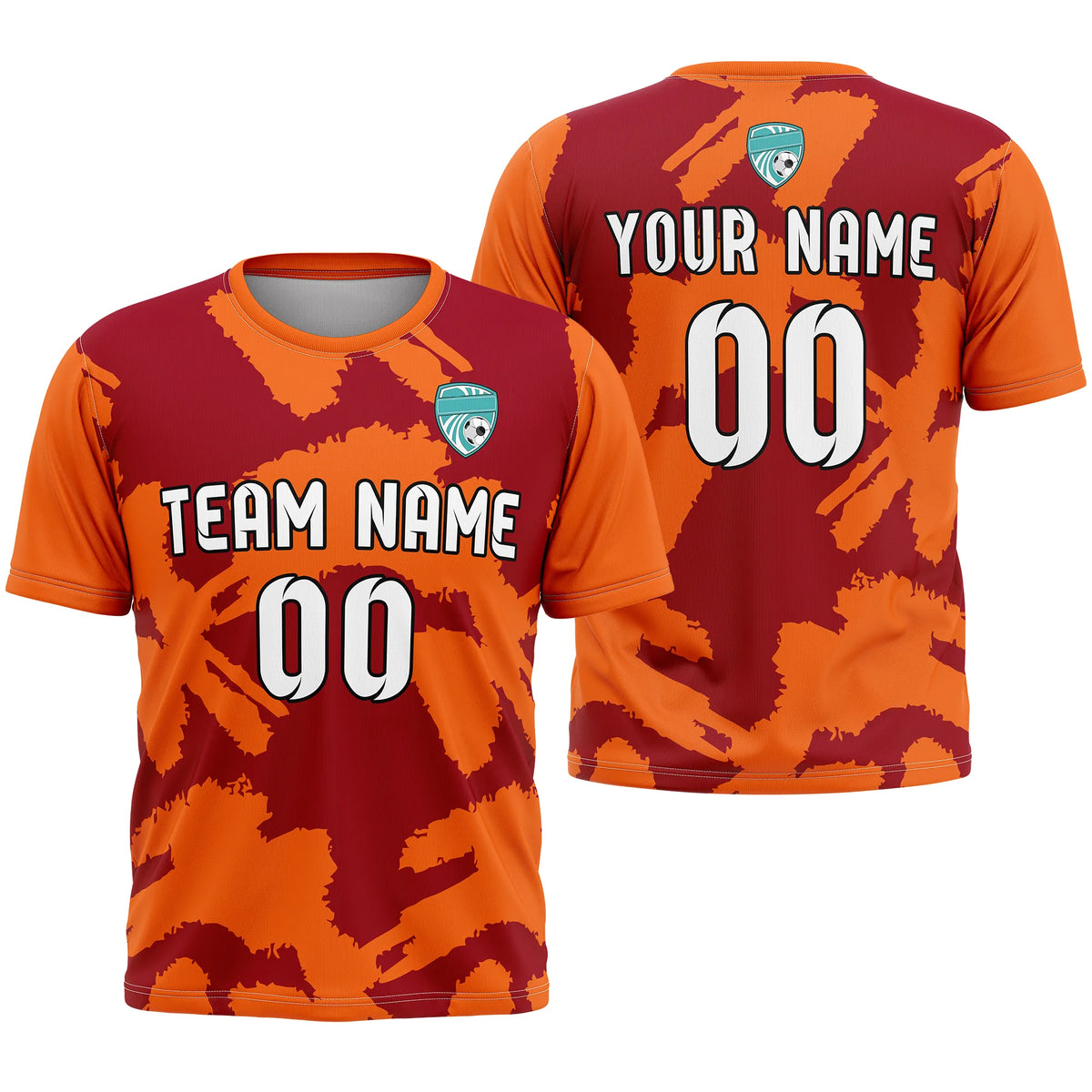 Custom Graffiti Pattern D5 Soccer Jersey Personalized Football Uniform with Name & Number