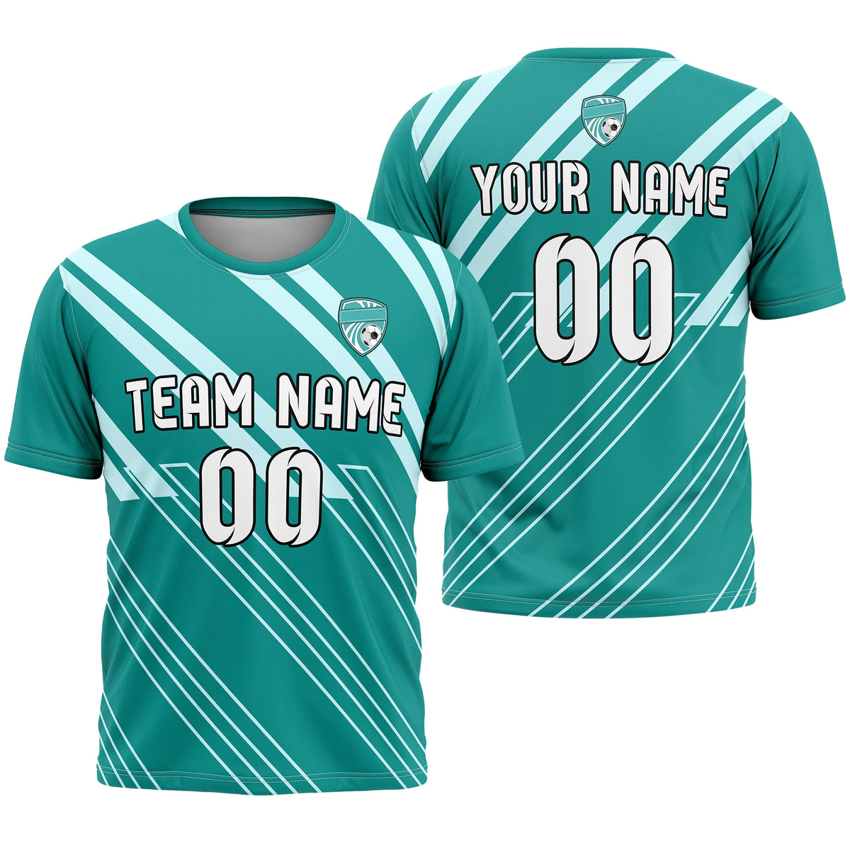 Custom Strip Fashion D4 Soccer Jersey Personalized Football Uniform with Name & Number