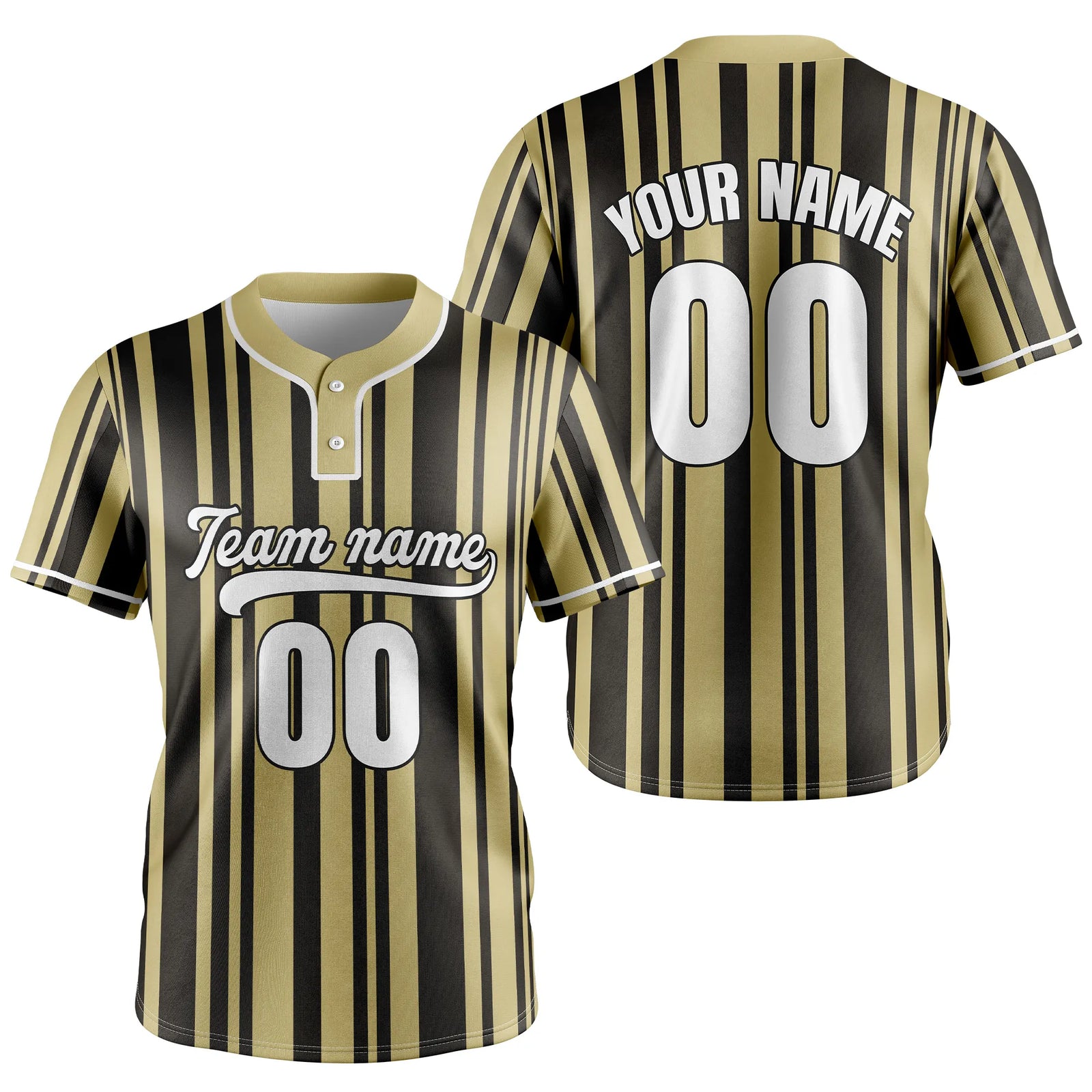 Custom Victory Stripes Baseball Aqua Sports Jersey Personalized Uniform with Name & Number