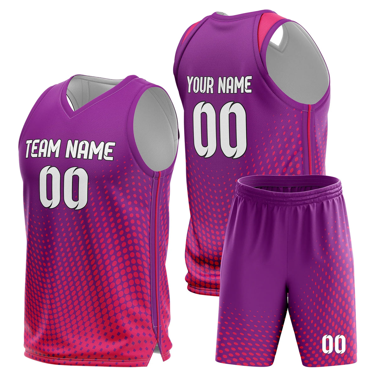 Custom Gradient Fashion Set Prime Gradient Sports Jersey Personalized Uniform with Name & Number