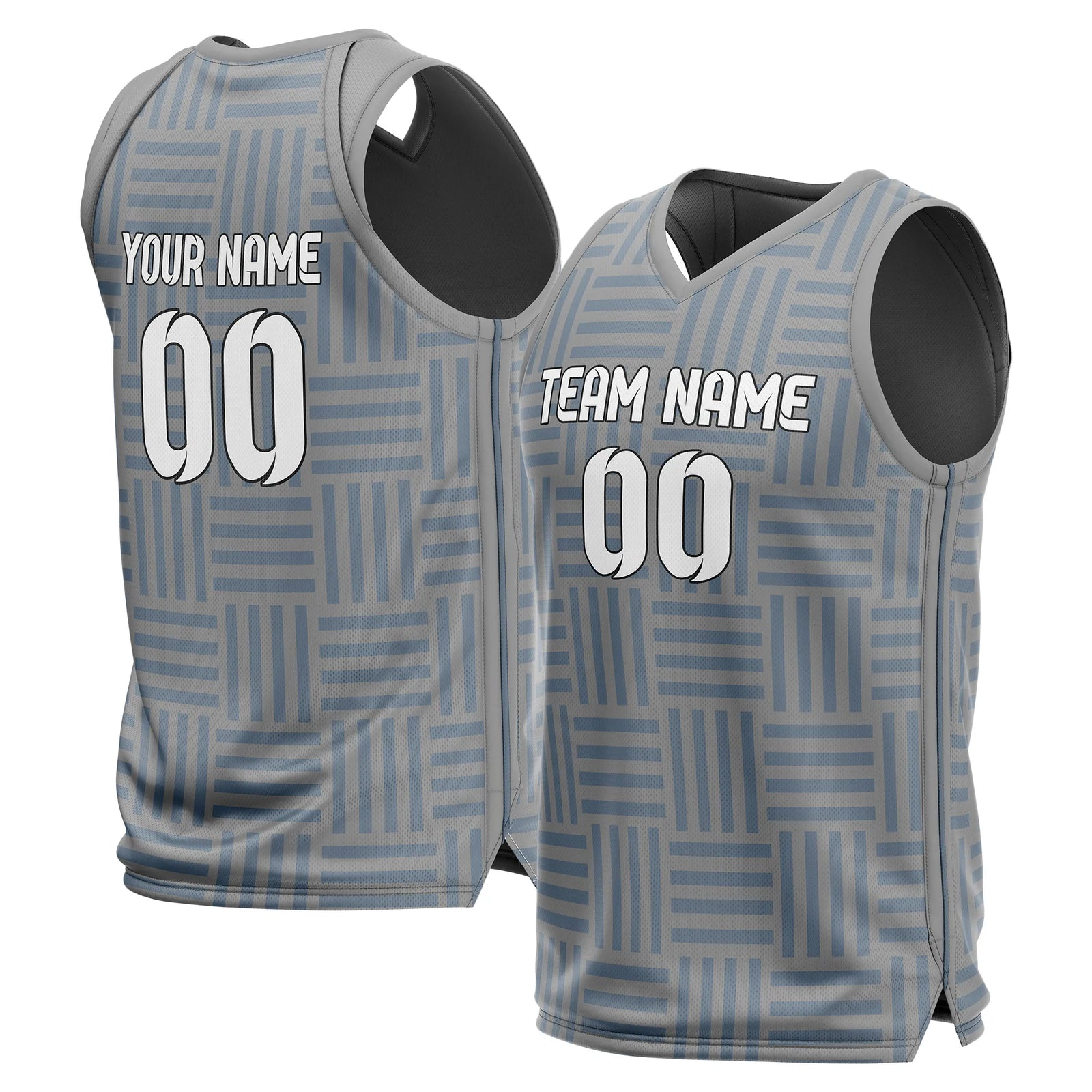 Custom Maze Line Printed Sports Jersey Personalized Uniform with Name & Number