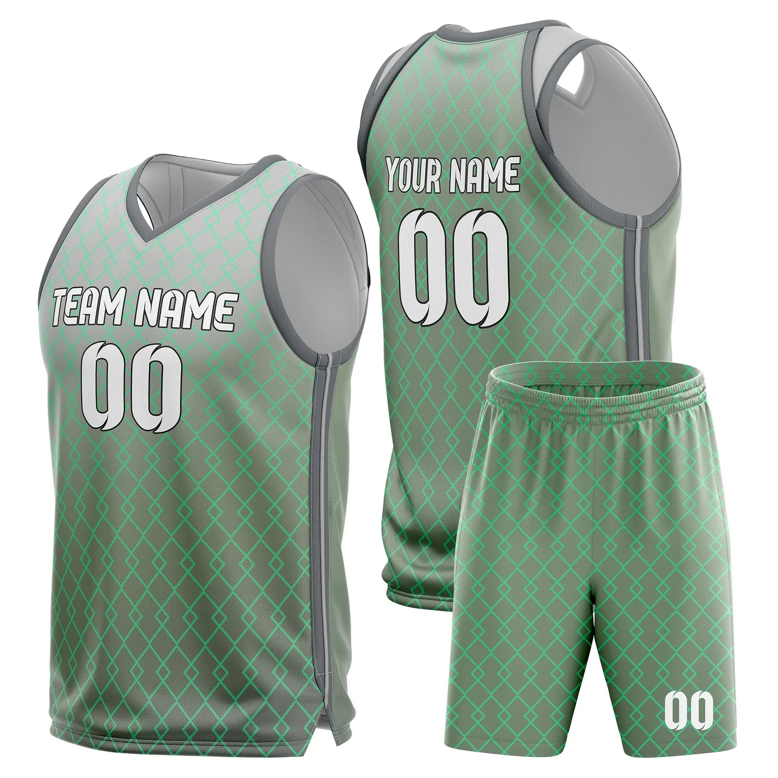 Custom Gradient Fashion Set Fade Sports Jersey Personalized Uniform with Name & Number