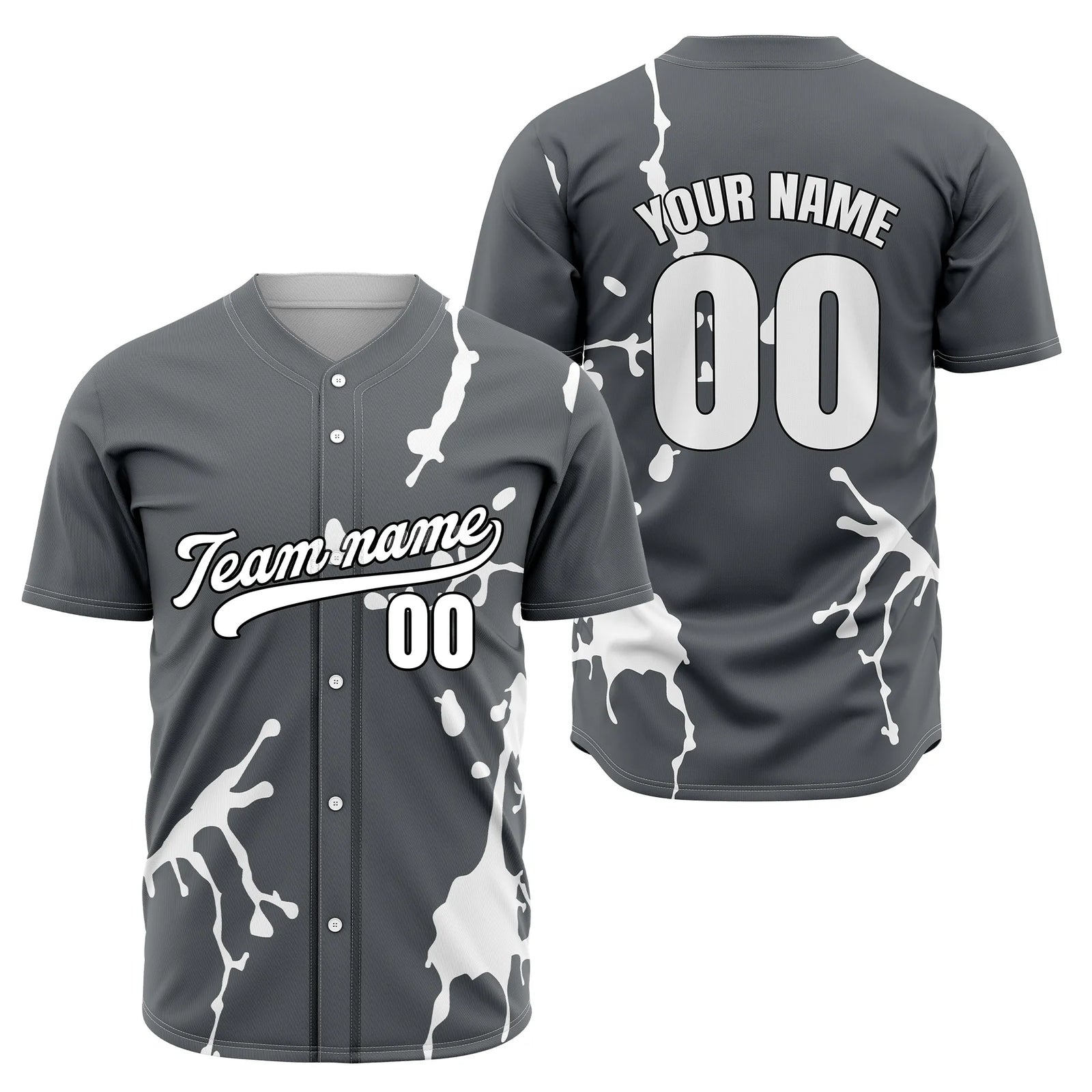 Custom Splash Fusion Sports Jersey Personalized Uniform with Name & Number
