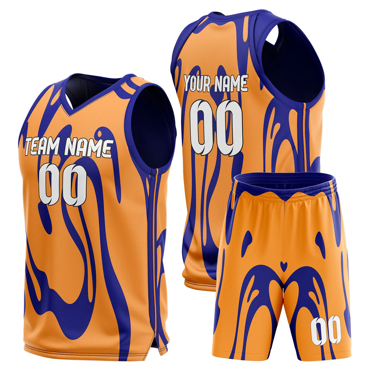 Custom Graphti Pattern Sets Giraffe Strike Sports Jersey Personalized Uniform with Name & Number