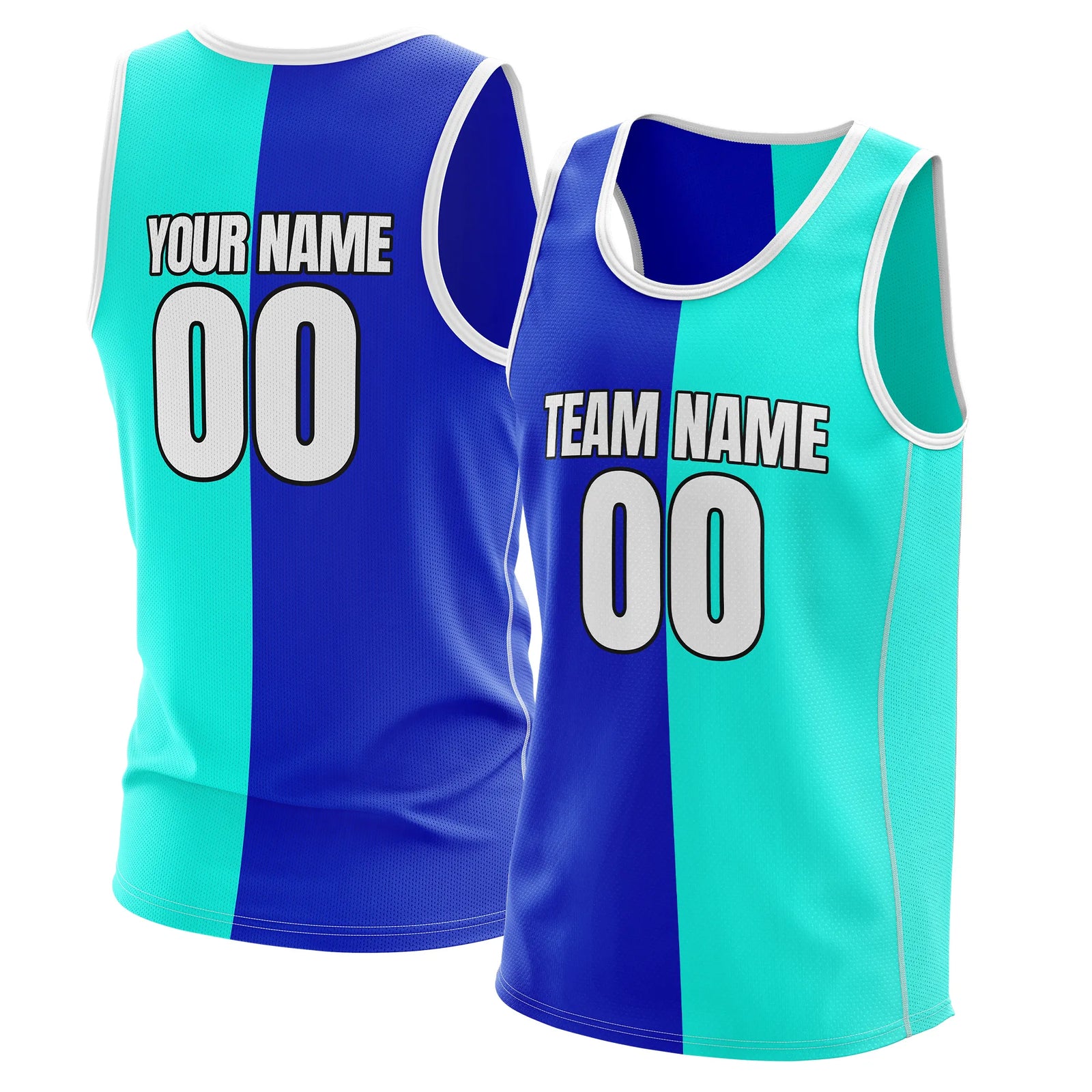 Custom Twin Panel Slip Fashion Tops Sports Jersey Personalized Uniform with Name & Number