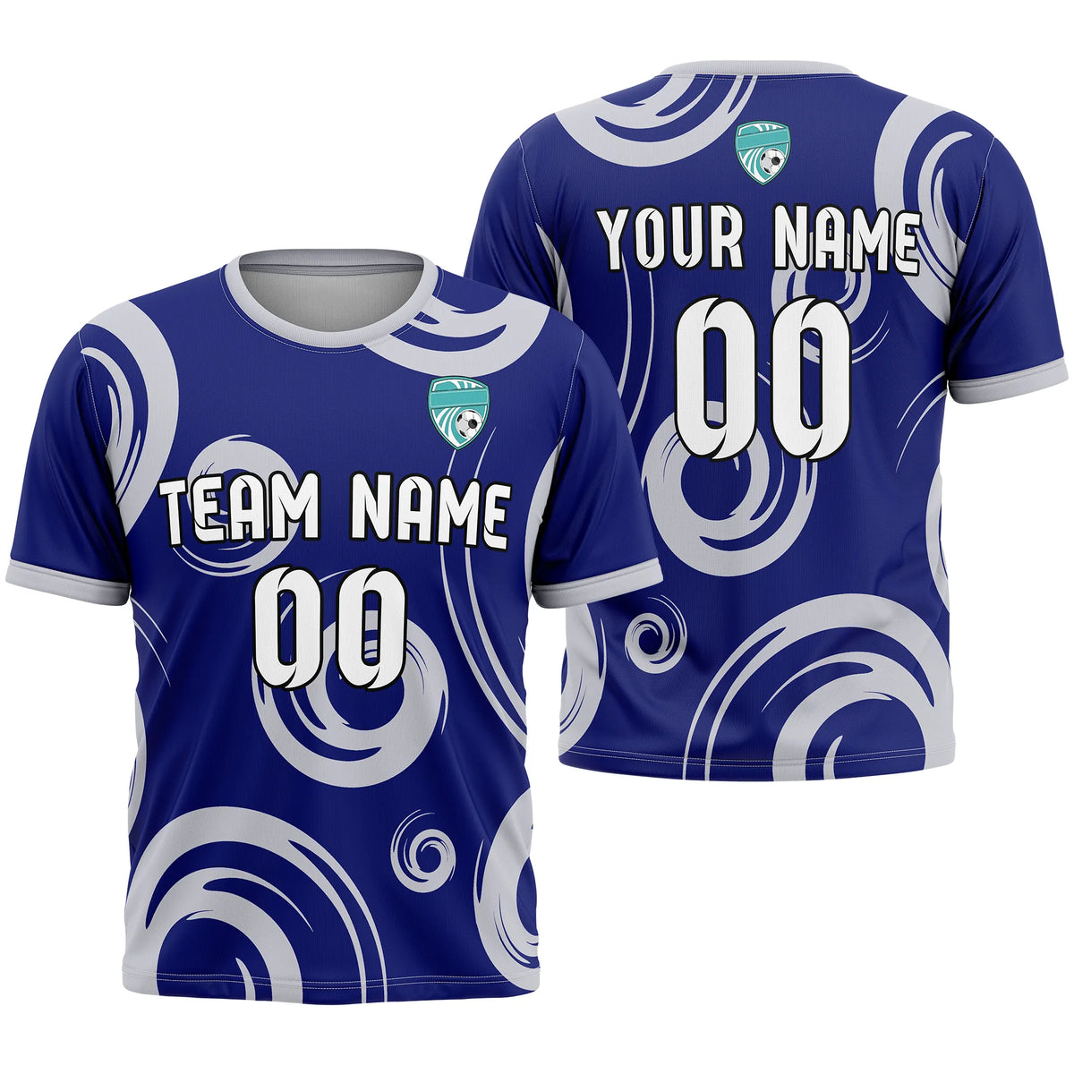 Custom Abstract Pattern D1 Soccer Jersey Personalized Football Uniform with Name & Number