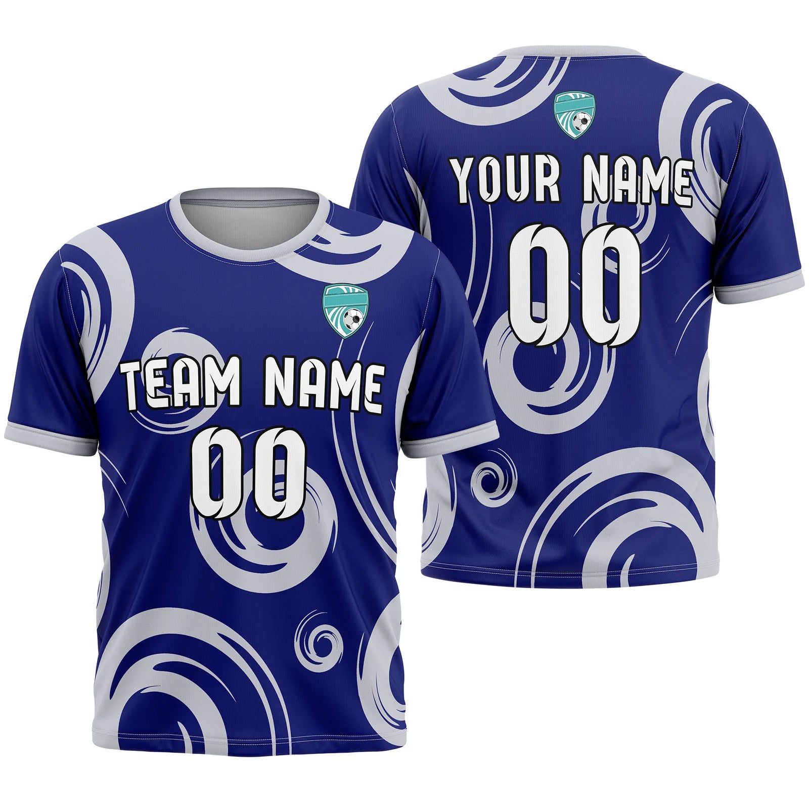 Custom Abstract Pattern D1 Soccer Jersey Personalized Football Uniform with Name & Number