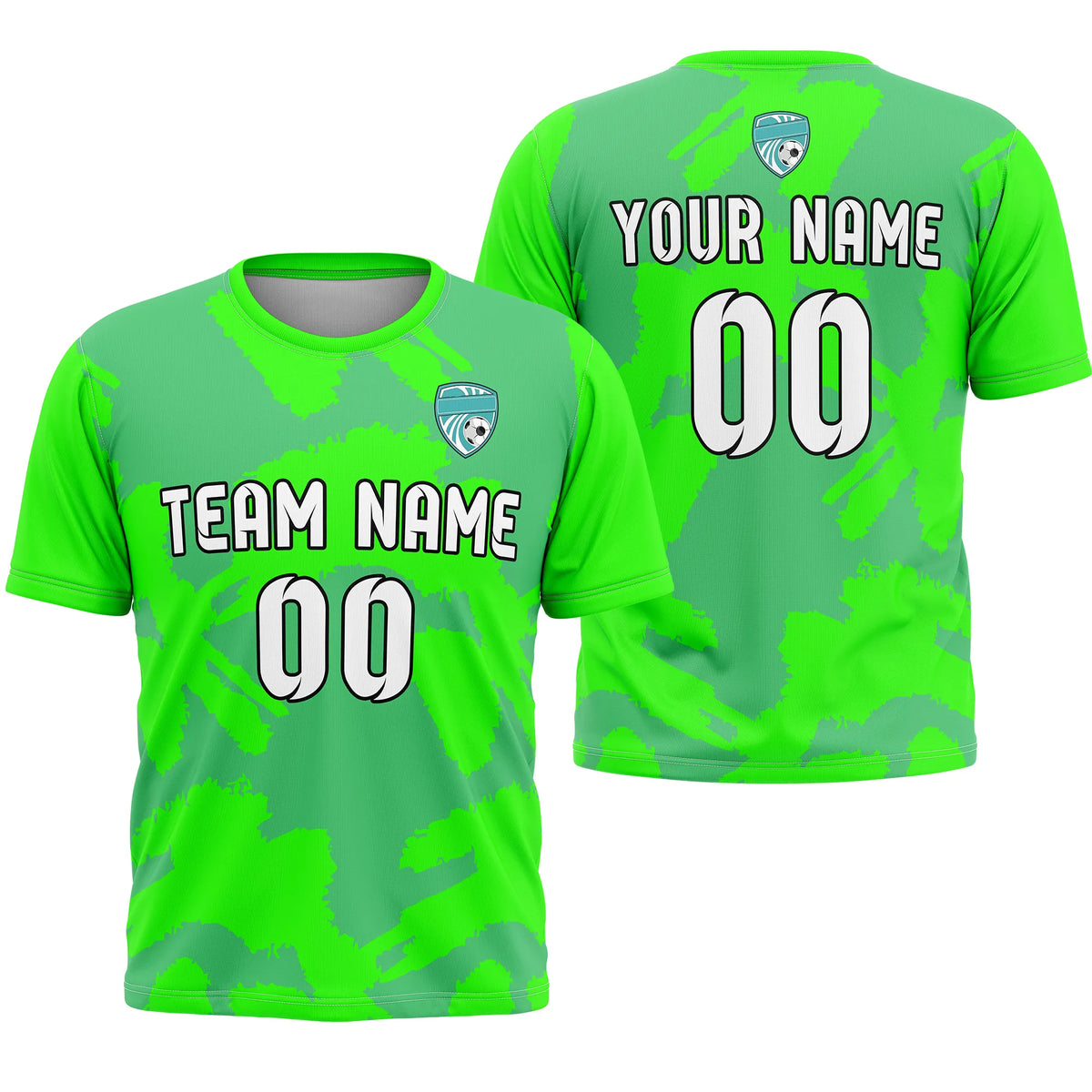 Custom Graffiti Pattern D5 Soccer Jersey Personalized Football Uniform with Name & Number