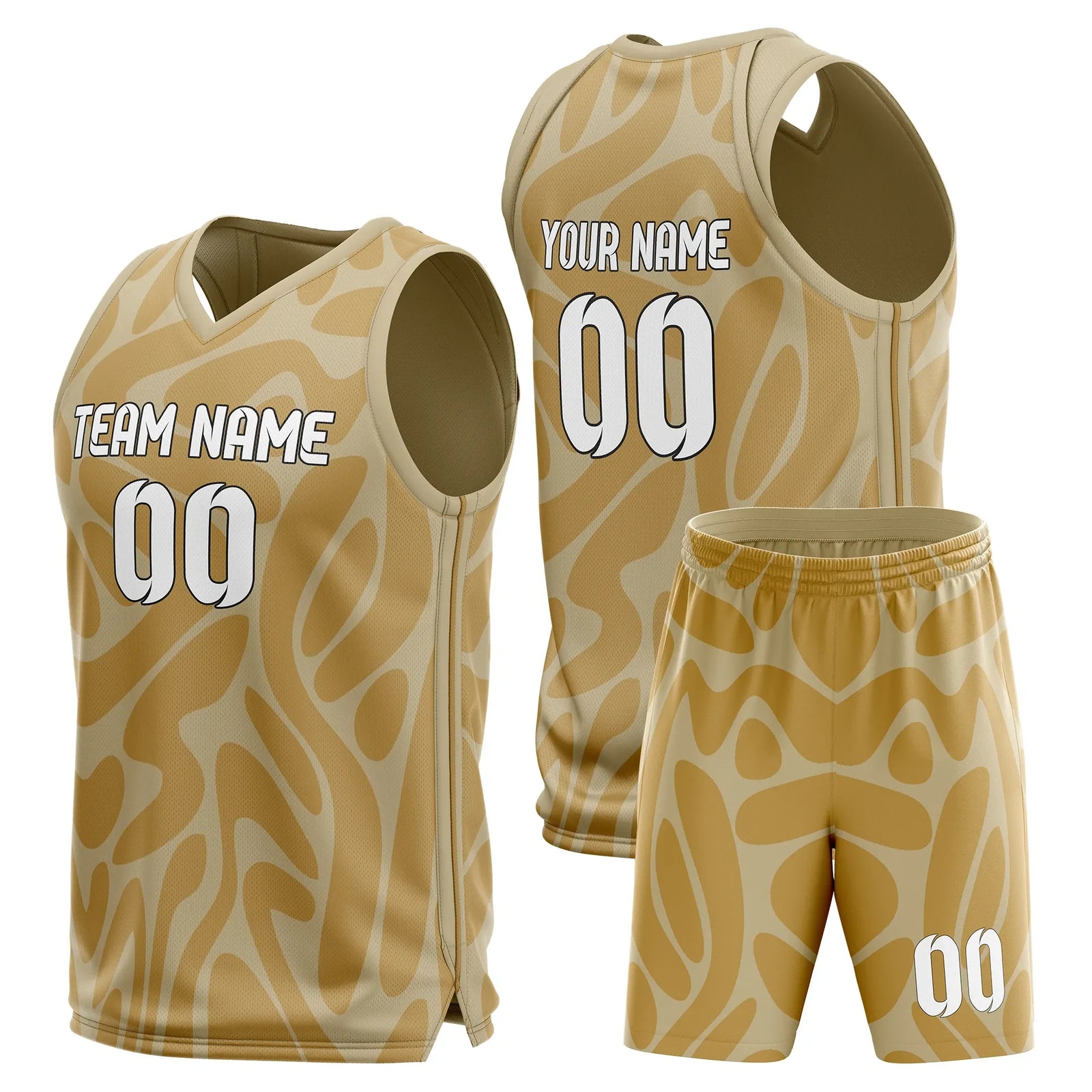 Custom Graphti Pattern Sets Prime Safari Sports Jersey Personalized Uniform with Name & Number