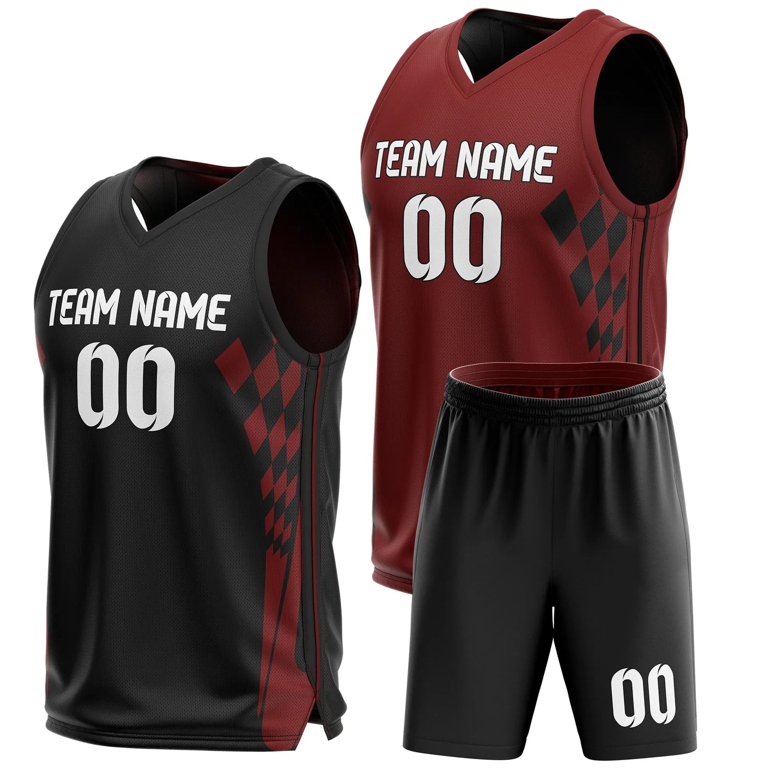 Custom Baseline Pro Reversible Sports Jersey Personalized Uniform with Name & Number