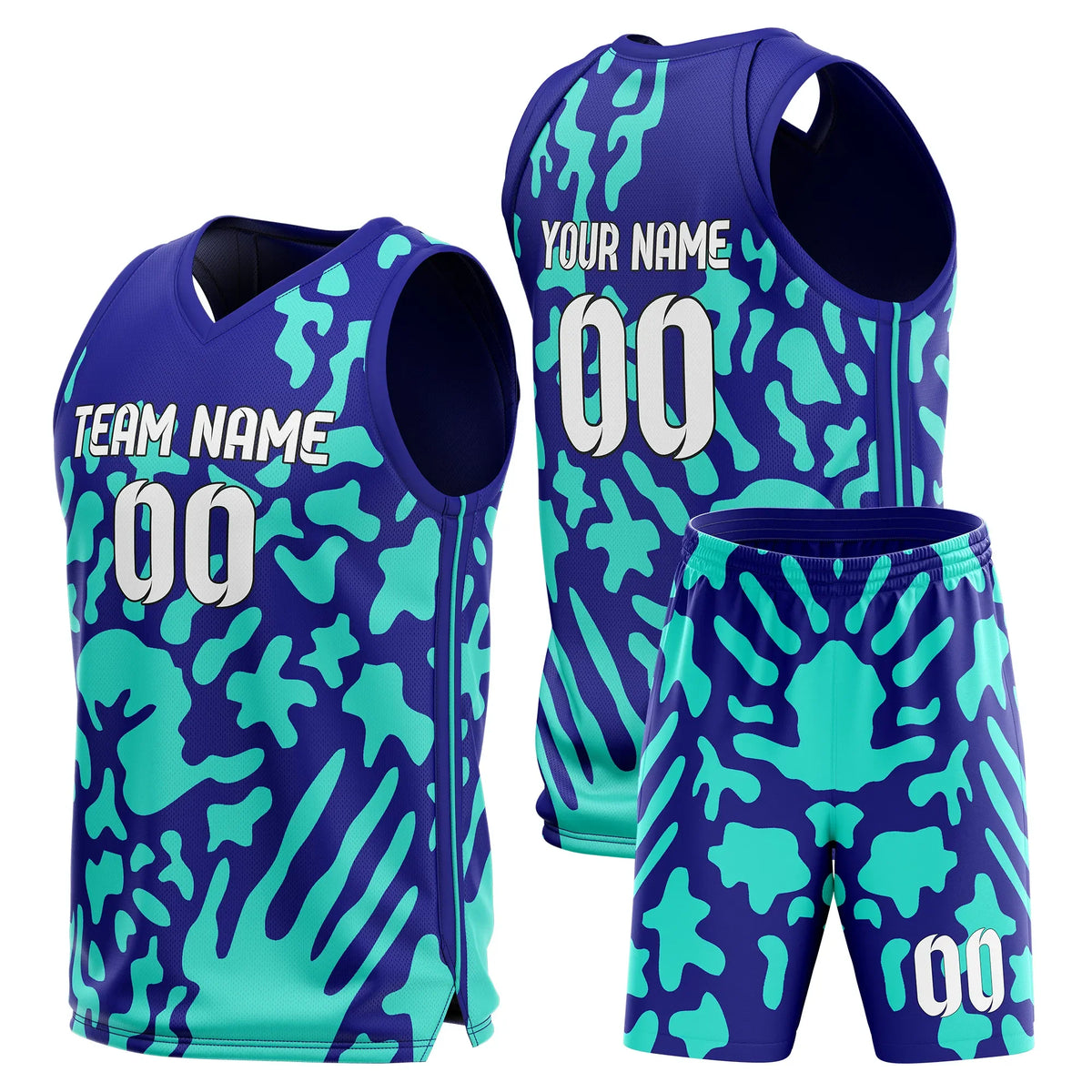 Custom Graphti Pattern Sets Golden Terrain Sports Jersey Personalized Uniform with Name & Number