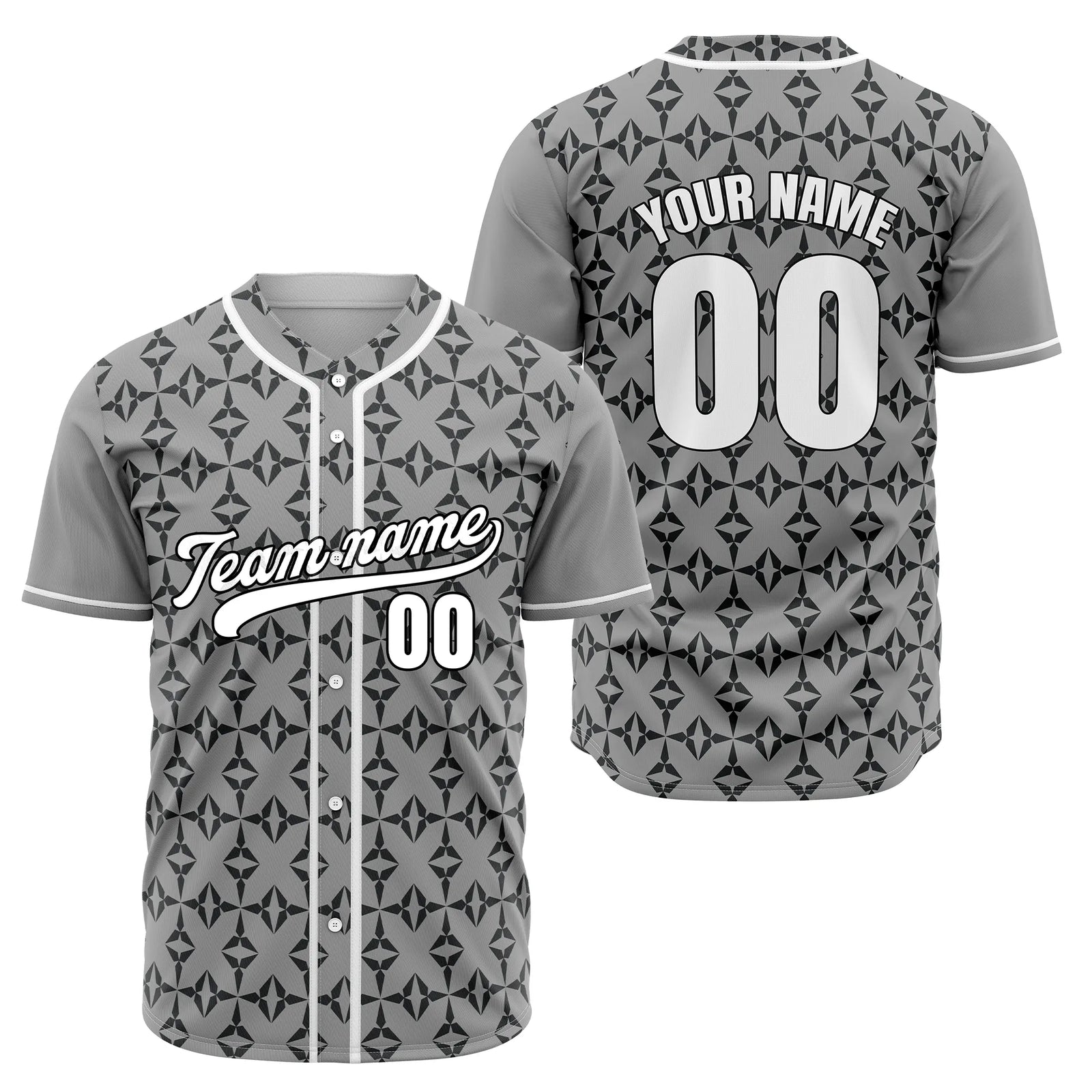 Custom Royal Lattice Baseball Sports Jersey Personalized Uniform with Name & Number