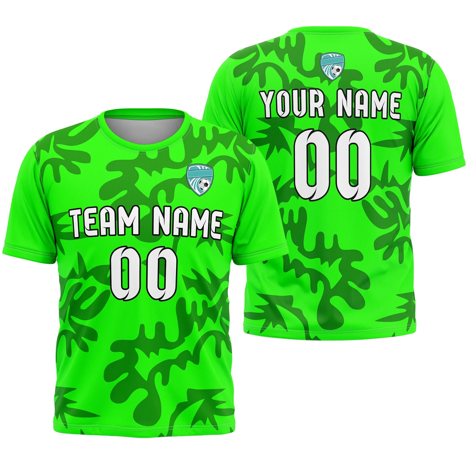 Custom Graffiti Pattern D4 Soccer Jersey Personalized Football Uniform with Name & Number