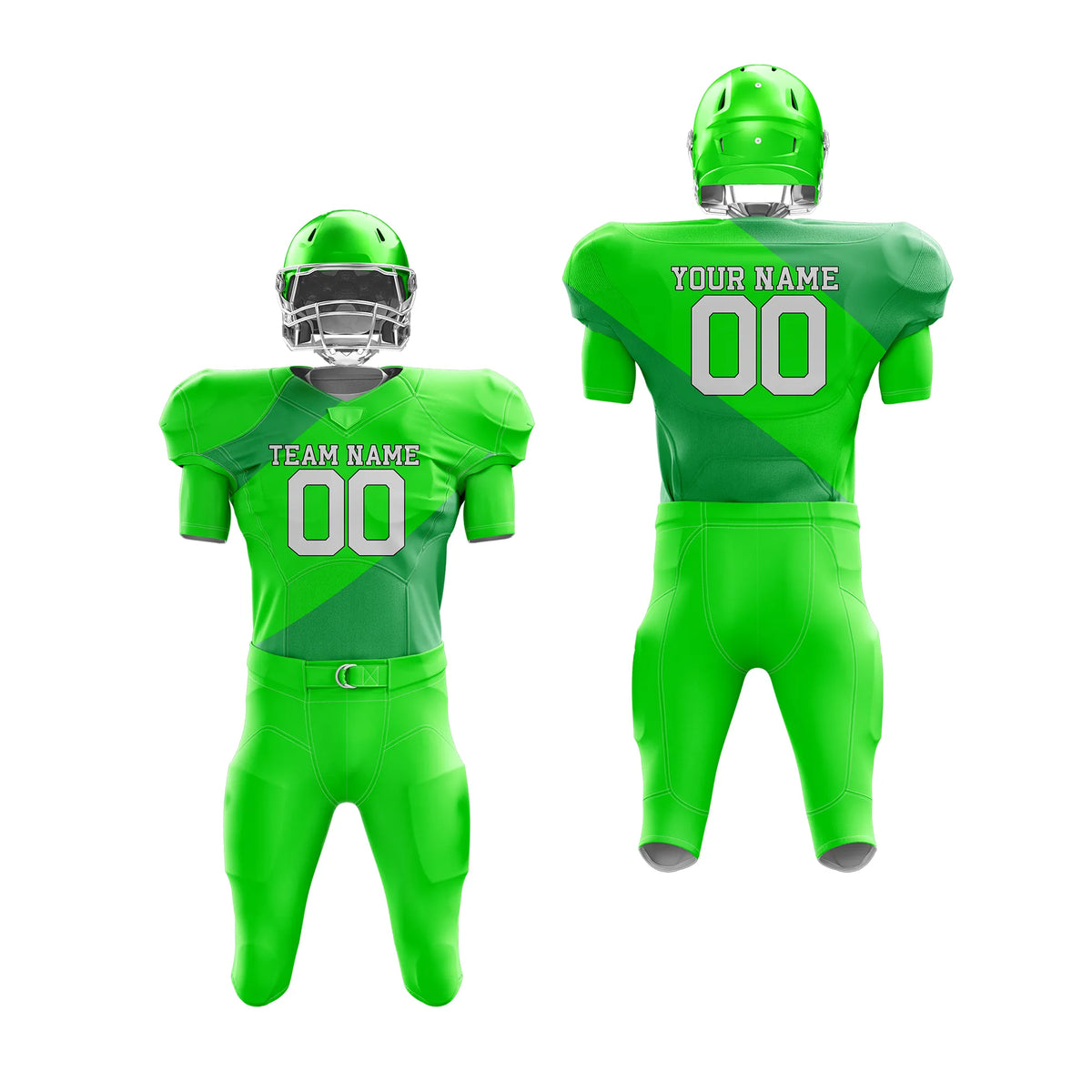 Custom Personalized D3 Split Fashion American Football Jersey with Name, Number & Team Logo