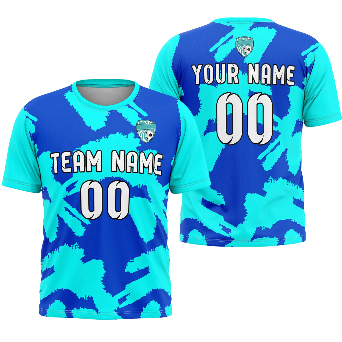 Custom Graffiti Pattern D5 Soccer Jersey Personalized Football Uniform with Name &amp; Number