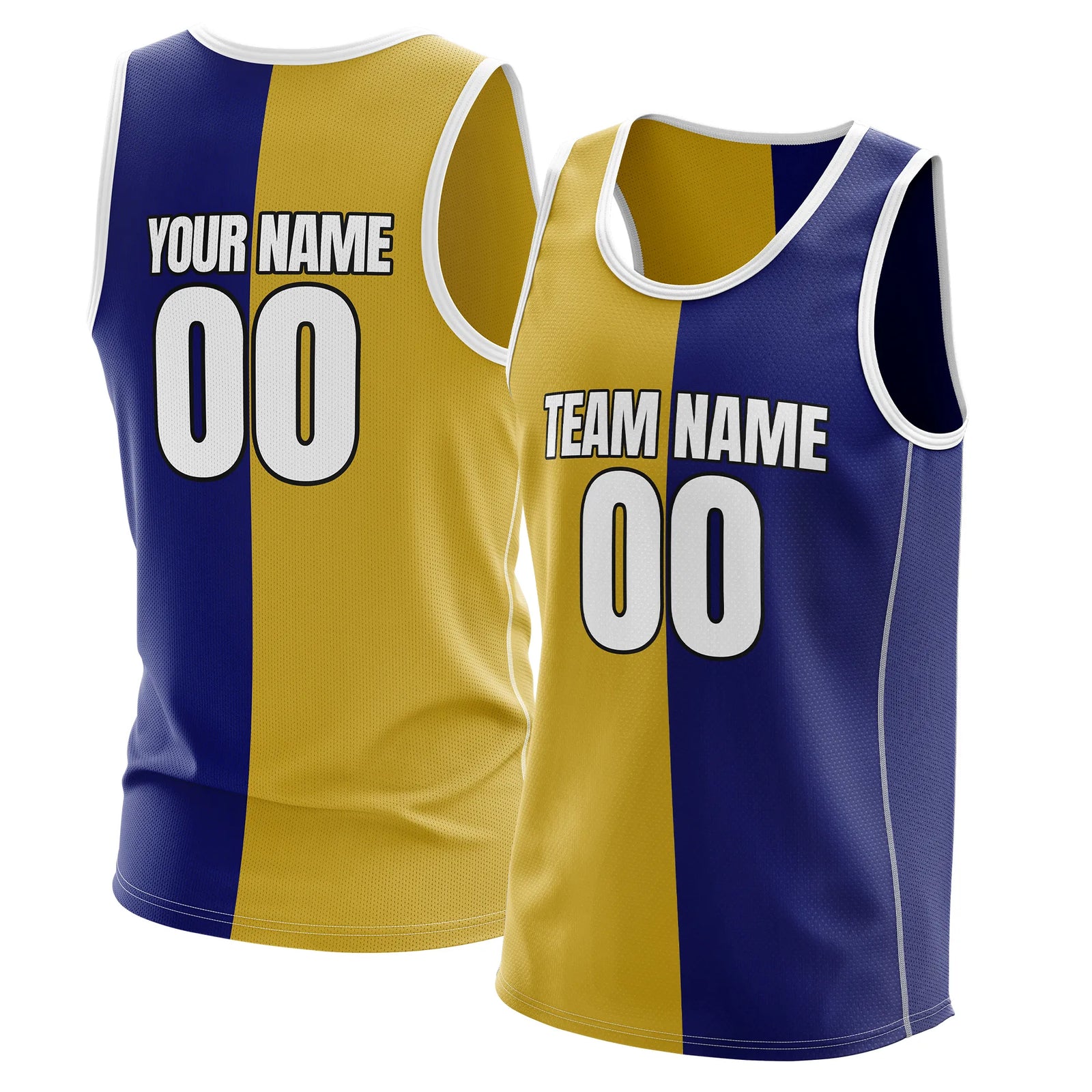 Custom Twin Panel Slip Fashion Tops Sports Jersey Personalized Uniform with Name & Number