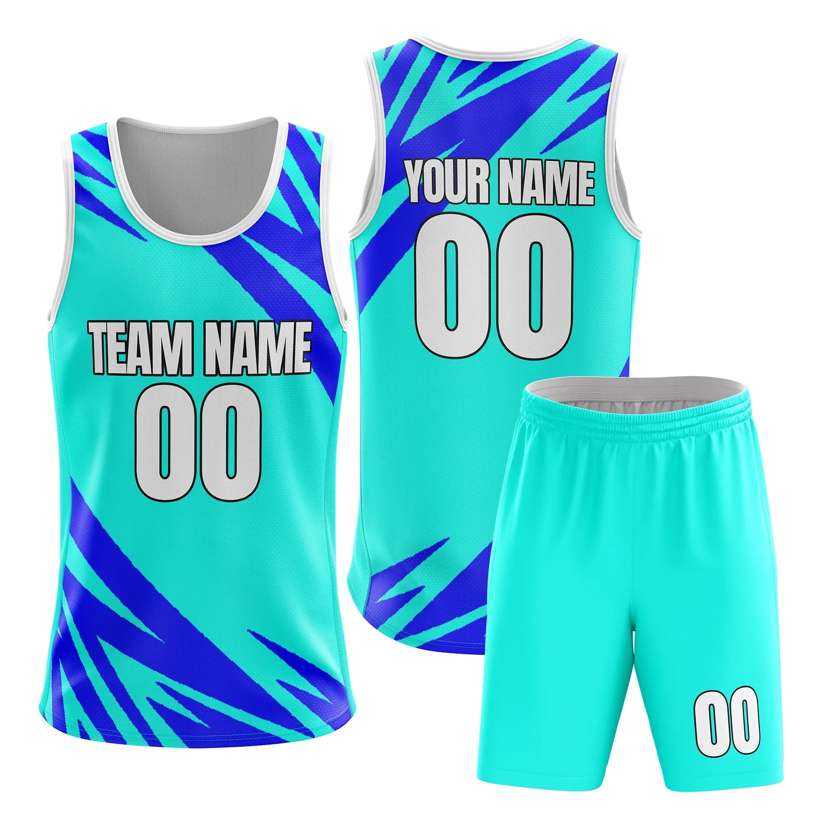Custom Split Zone Split Fashion Set Sports Jersey Personalized Uniform with Name & Number