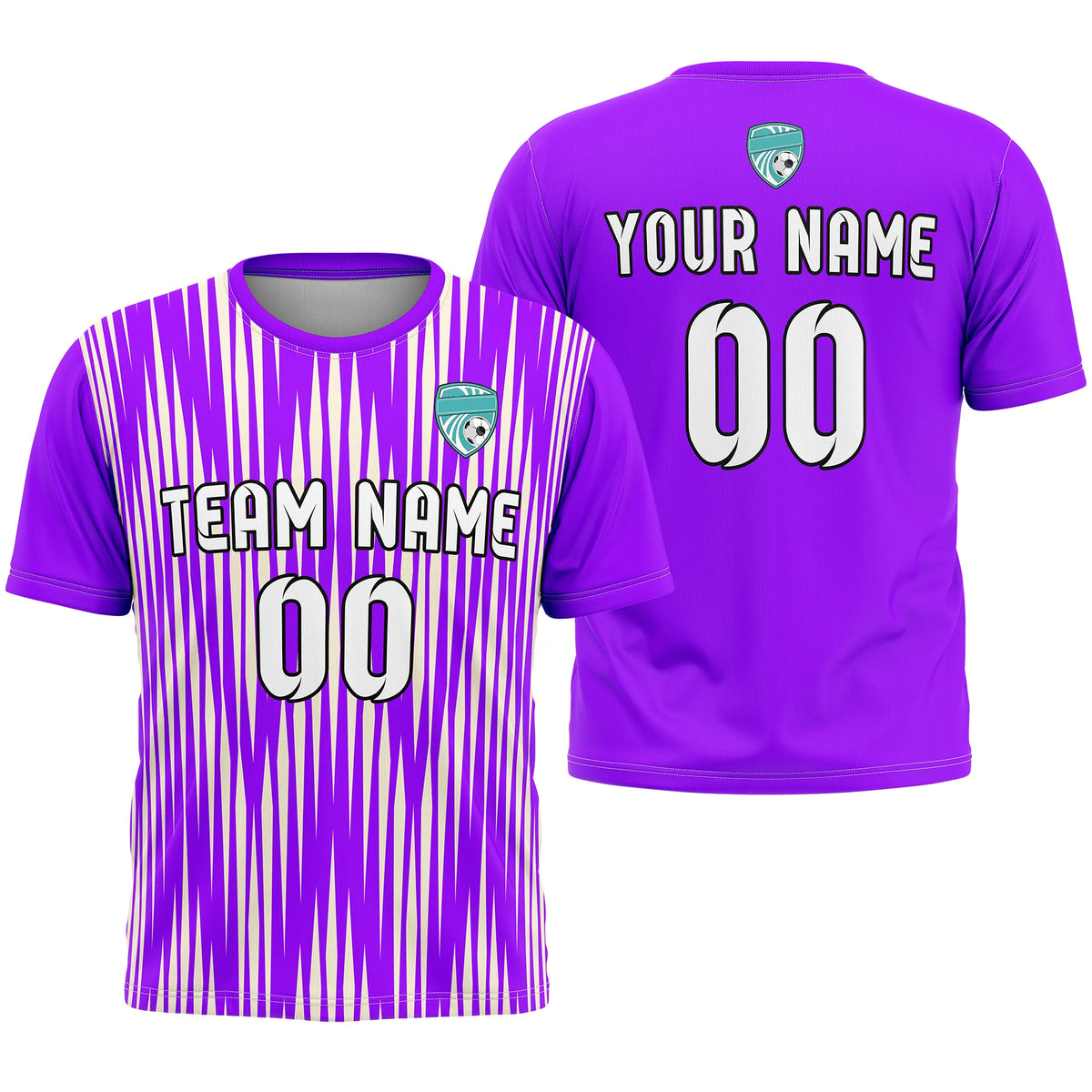 Custom Strip Fashion D1 Soccer Jersey Personalized Football Uniform with Name & Number (Copy)