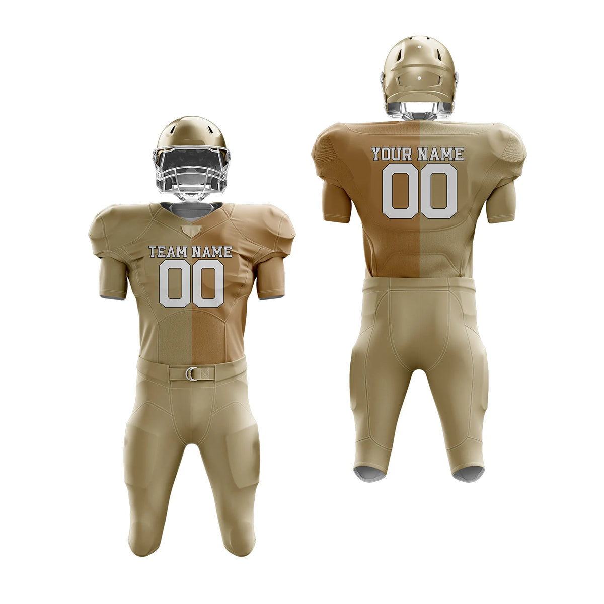 Custom Personalized D1 Split Fashion American Football Jersey with Name, Number & Team Logo