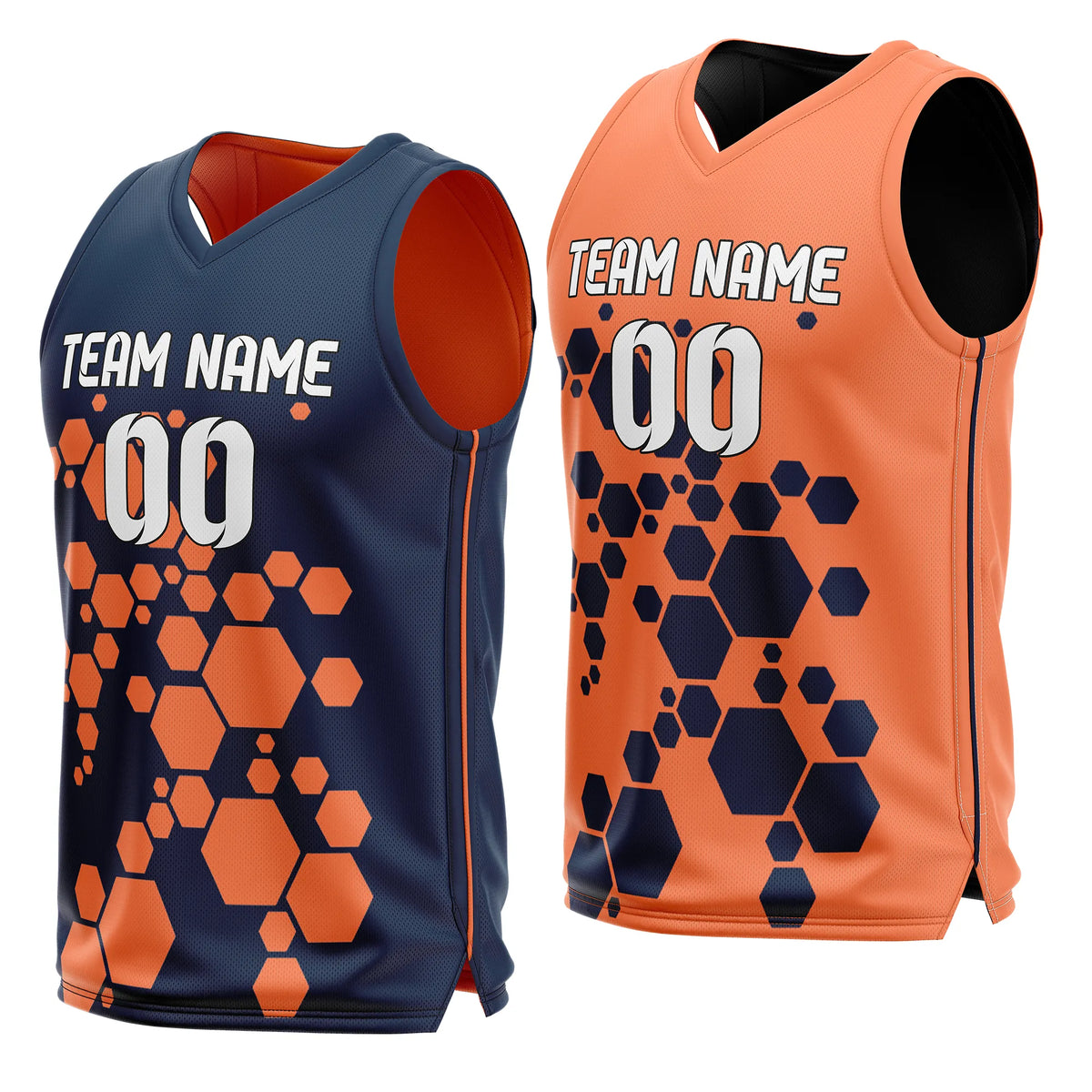 Custom Hive Strike Reversible Top Sports Jersey Personalized Uniform with Name & Number