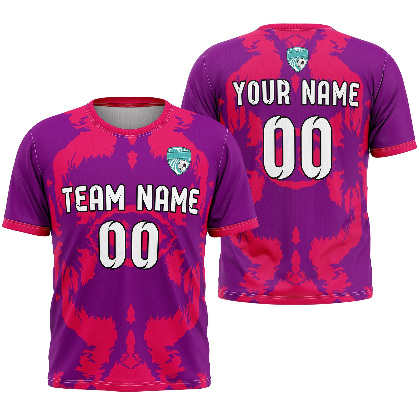 Custom Abstract Pattern D5 Soccer Jersey Personalized Football Uniform with Name & Number