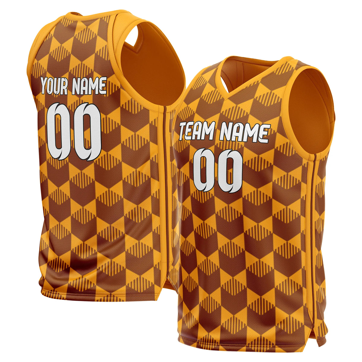 Custom Geo-Fusion Printed Jersey Sports Jersey Personalized Uniform with Name & Number