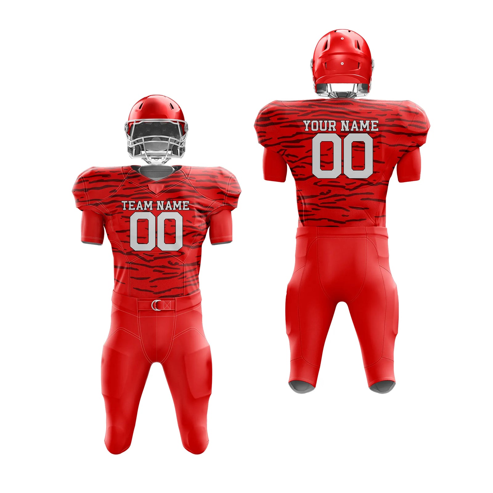 Custom Personalized D3 Camo Designs American Football Jersey with Name, Number & Team Logo