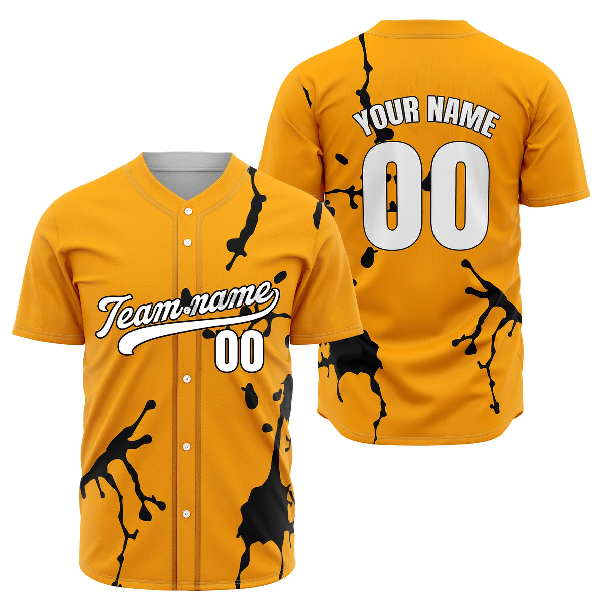Custom Splash Fusion Sports Jersey Personalized Uniform with Name & Number