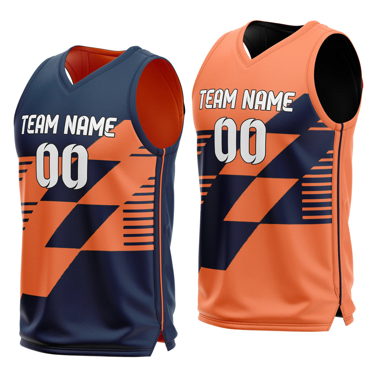 Custom Apex Cut Reversible Top Sports Jersey Personalized Uniform with Name & Number