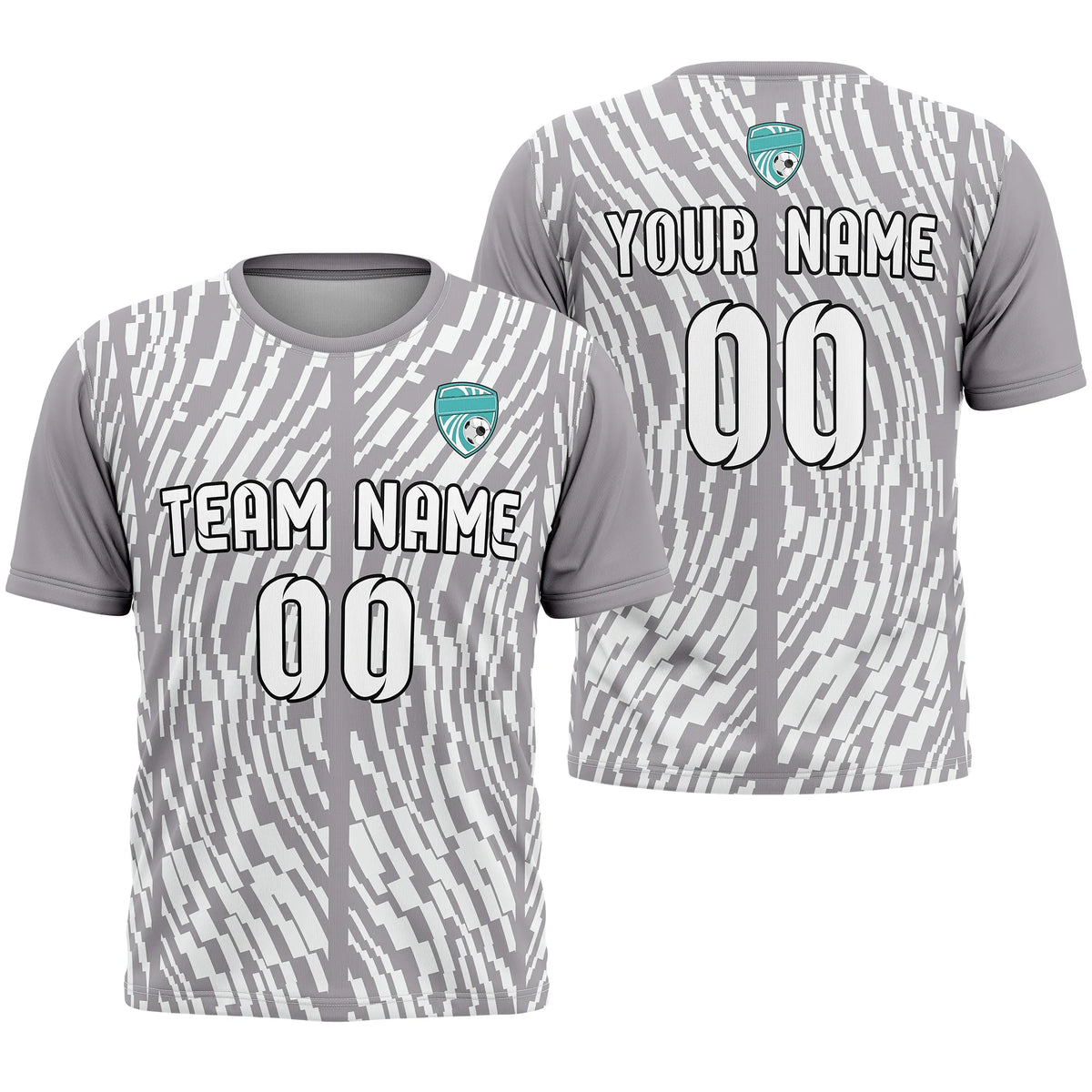 Custom Graffiti Pattern D3 Soccer Jersey Personalized Football Uniform with Name & Number