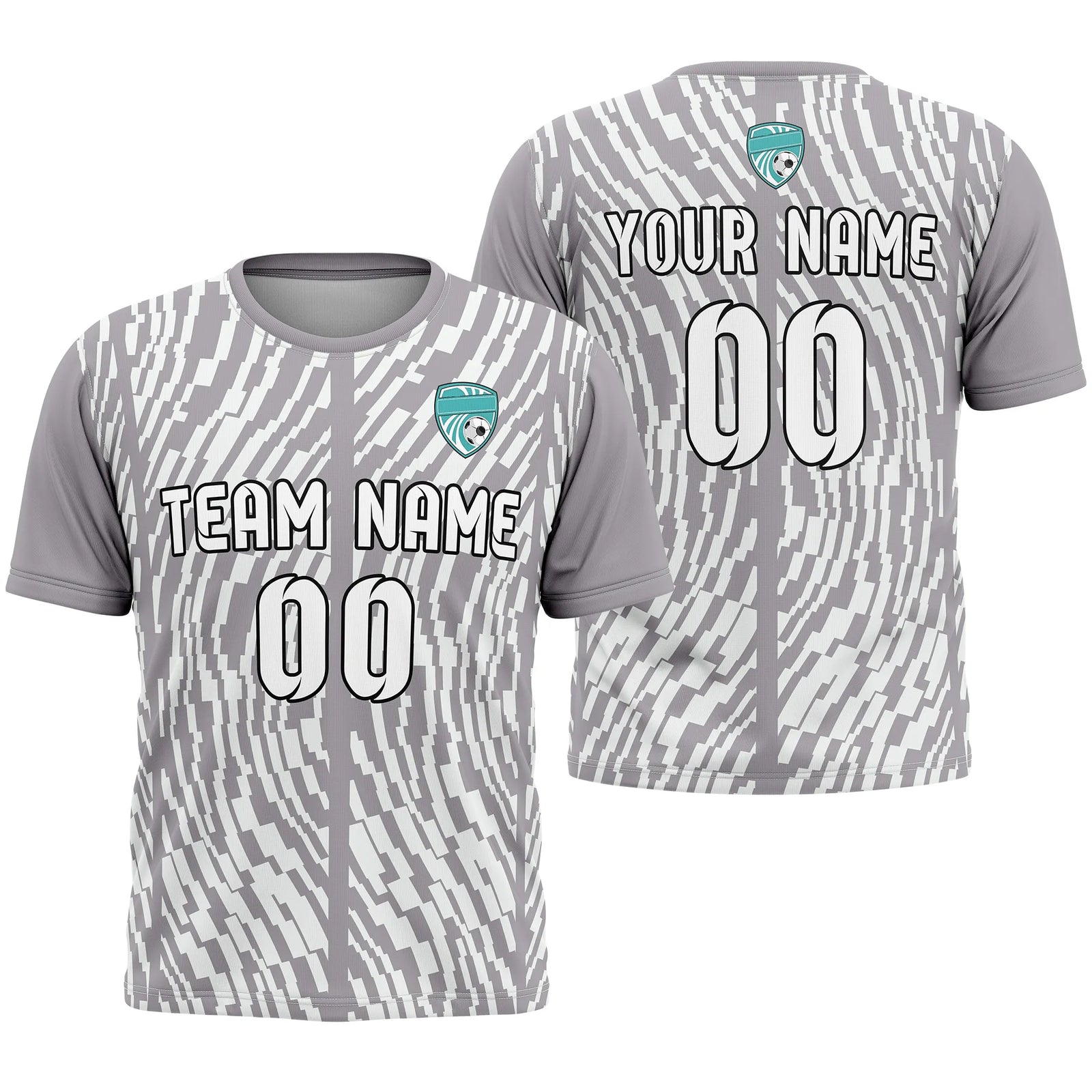 Custom Graffiti Pattern D3 Soccer Jersey Personalized Football Uniform with Name & Number
