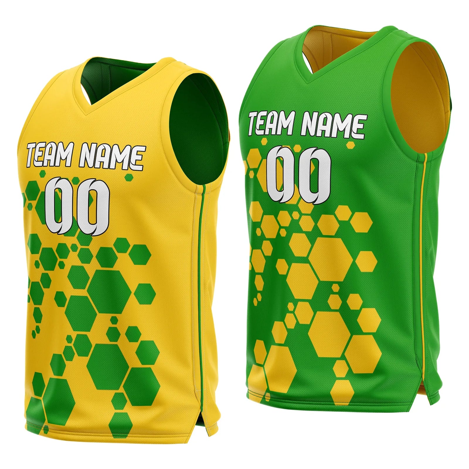 Custom Hive Strike Reversible Top Sports Jersey Personalized Uniform with Name & Number