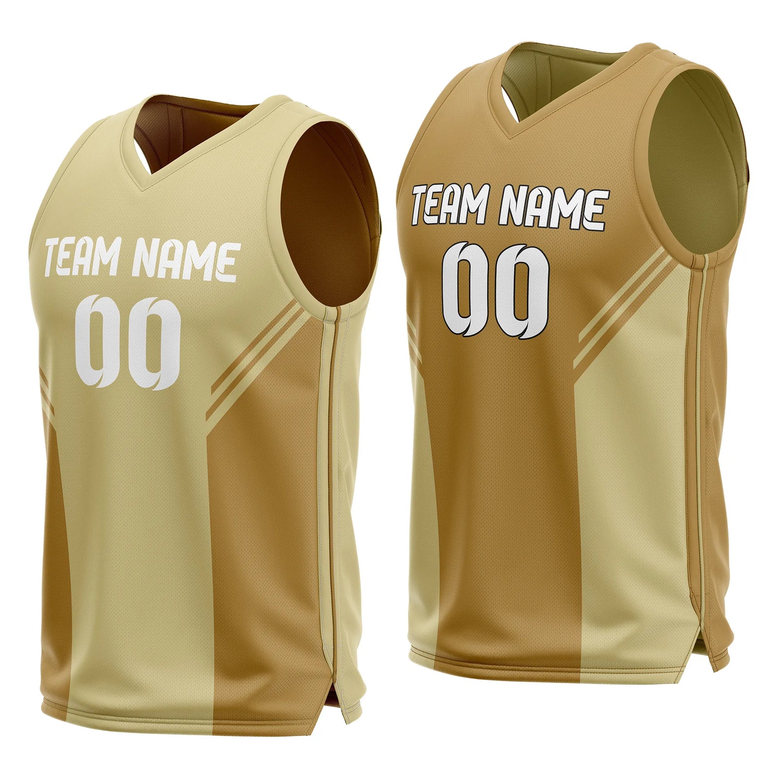 Custom Triple Slash Reversible Top Sports Jersey Personalized Uniform with Name & Number