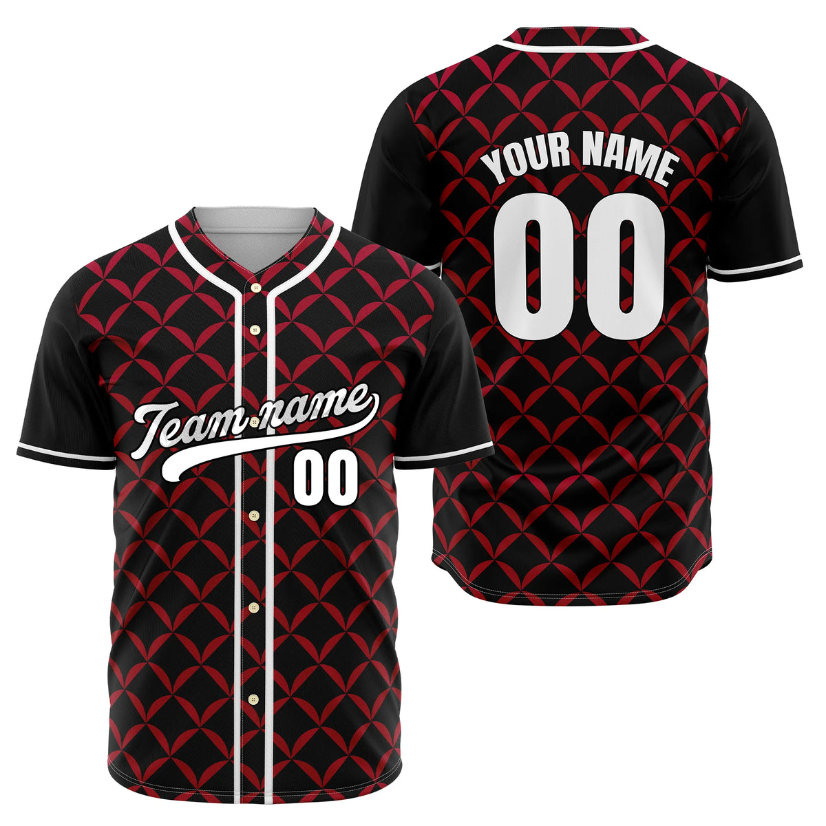 Custom Crystal Grid Baseball Sports Jersey Personalized Uniform with Name & Number