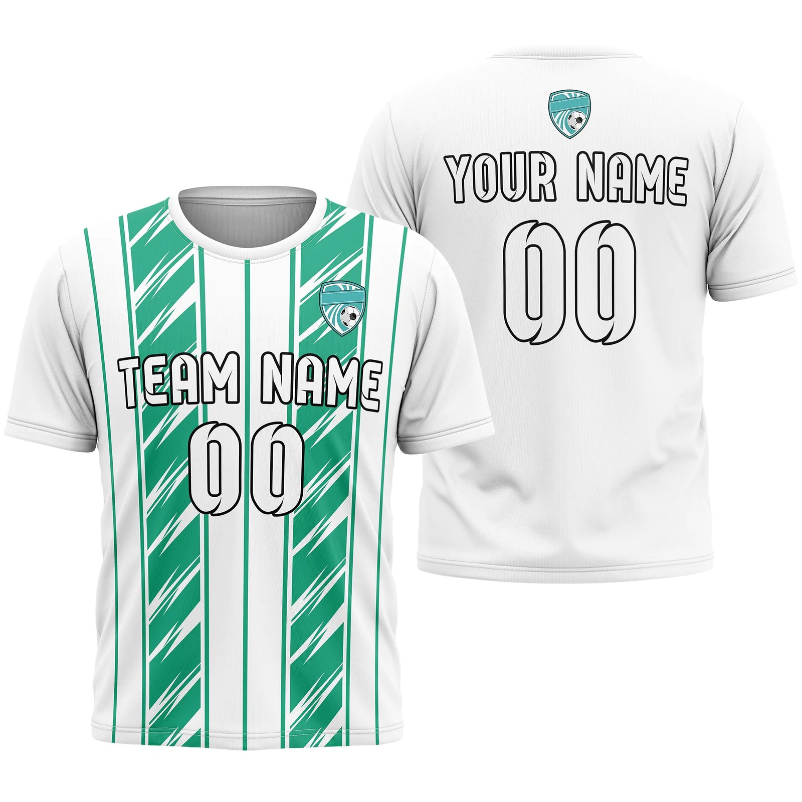 Custom Strip Fashion D2 Soccer Jersey Personalized Football Uniform with Name & Number