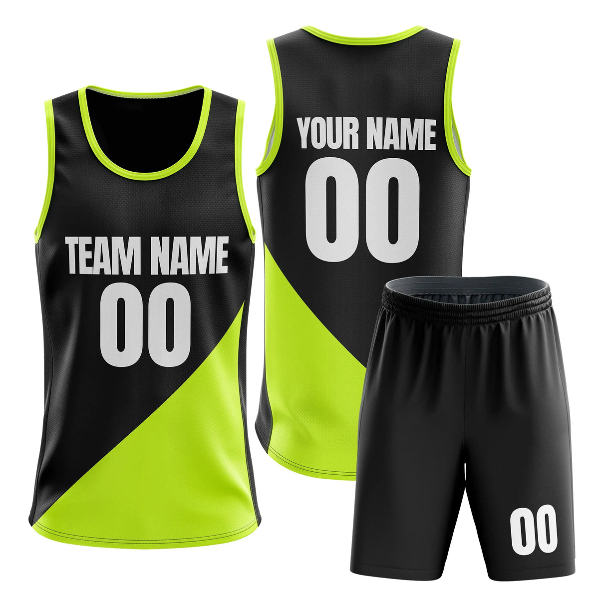 Custom Rapid Bolt Split Fashion Set Sports Jersey Personalized Uniform with Name & Number