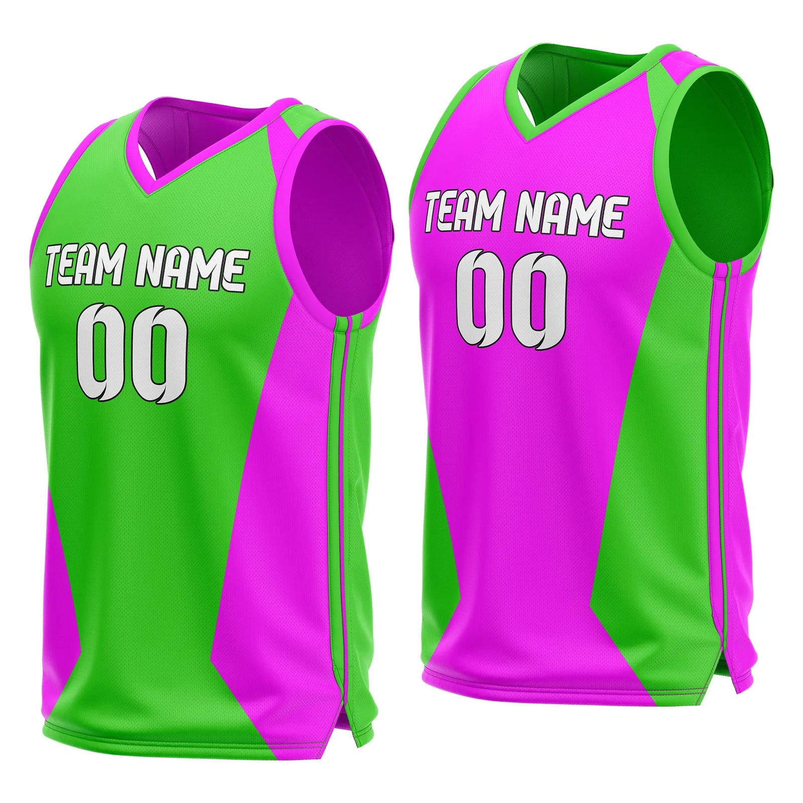Custom Power Panel Reversible Top Sports Jersey Personalized Uniform with Name & Number