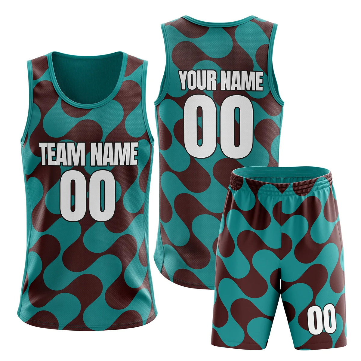 Custom Colour Block Set Amber Fusion Sports Jersey Personalized Uniform with Name & Number