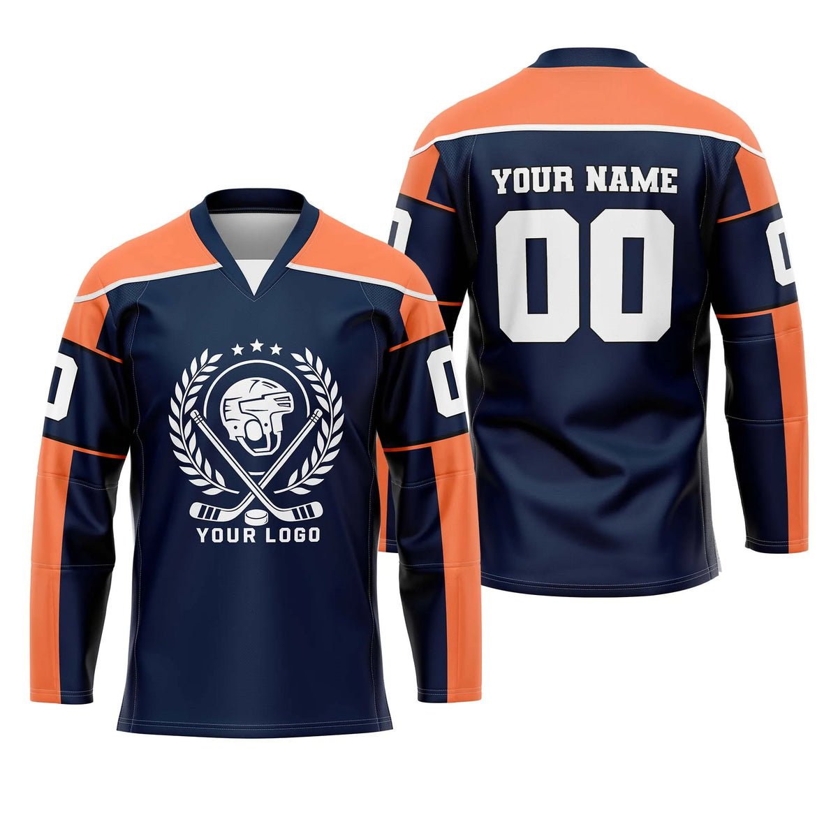 Custom Personalized D1 New Arrival Ice Hockey Jersey with Name, Number & Team Logo
