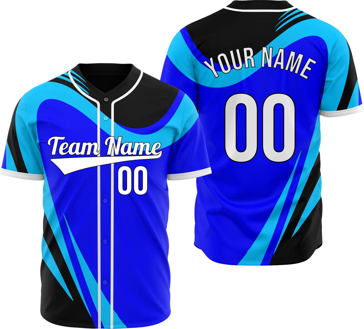 Custom Velocity Flow Baseball Sports Jersey Personalized Uniform with Name & Number