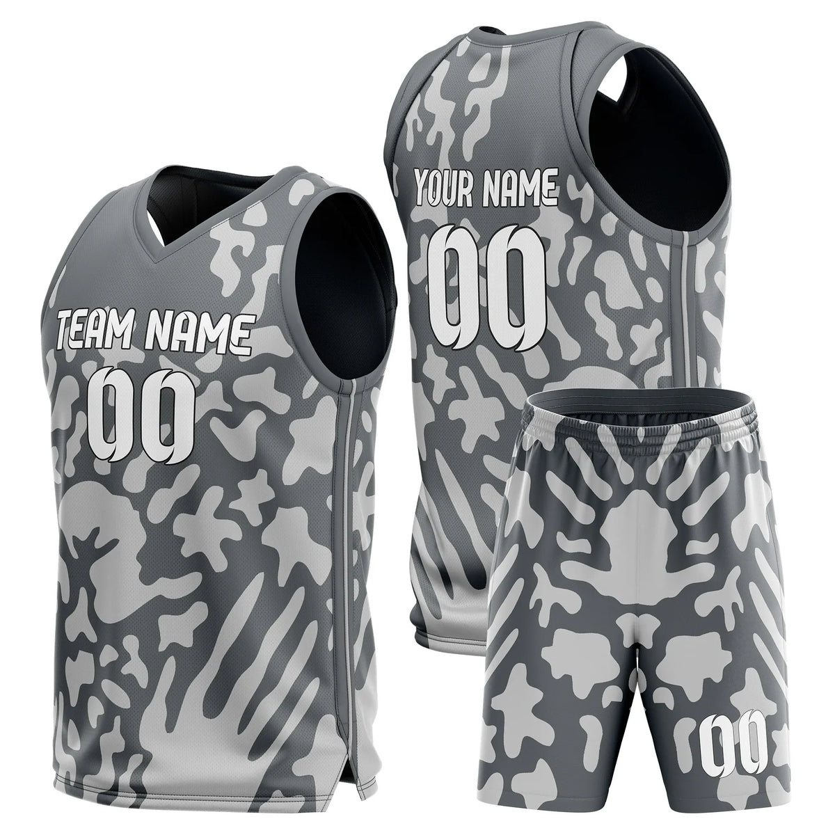 Custom Graphti Pattern Sets Golden Terrain Sports Jersey Personalized Uniform with Name & Number