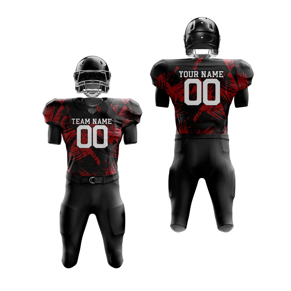 Custom Personalized D4 Drift Fashion American Football Jersey with Name, Number & Team Logo