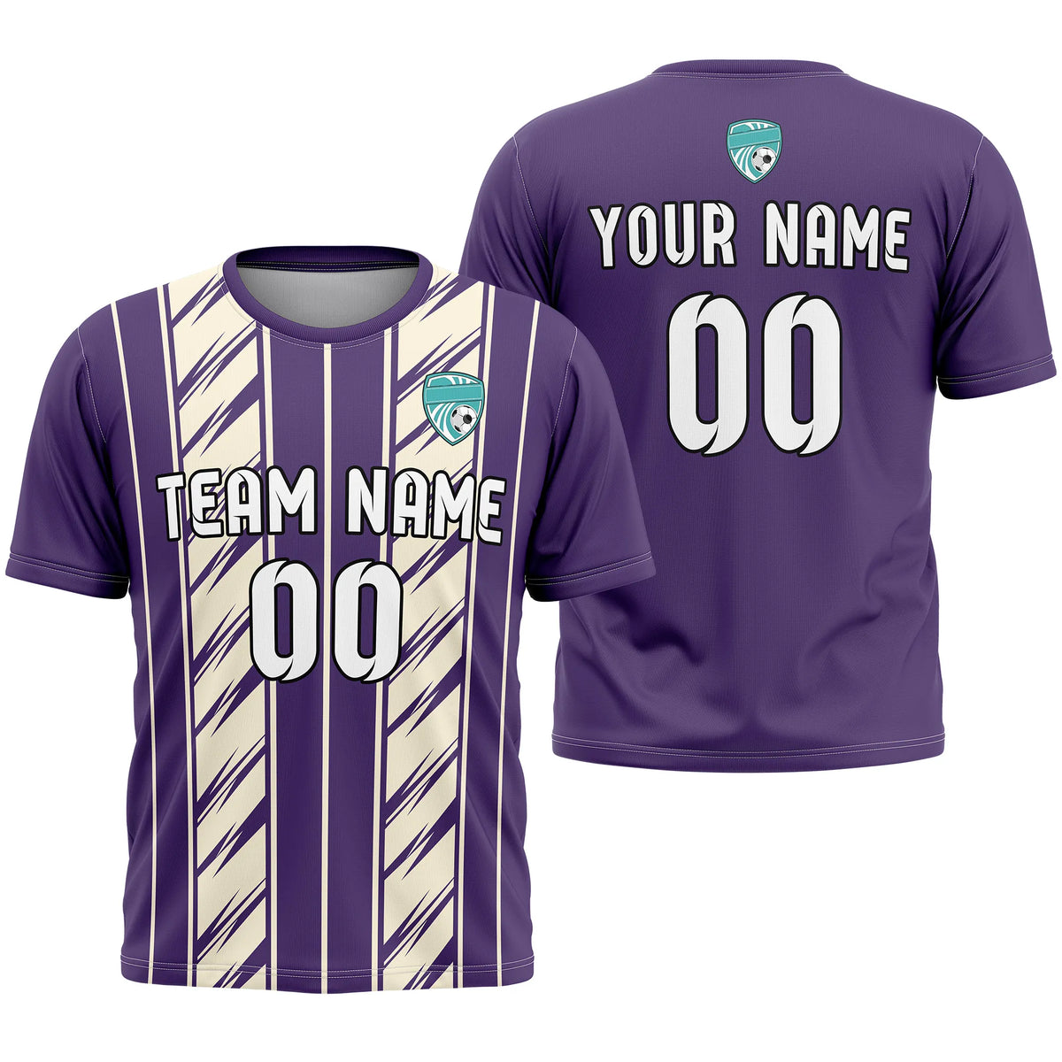 Custom Strip Fashion D2 Soccer Jersey Personalized Football Uniform with Name & Number