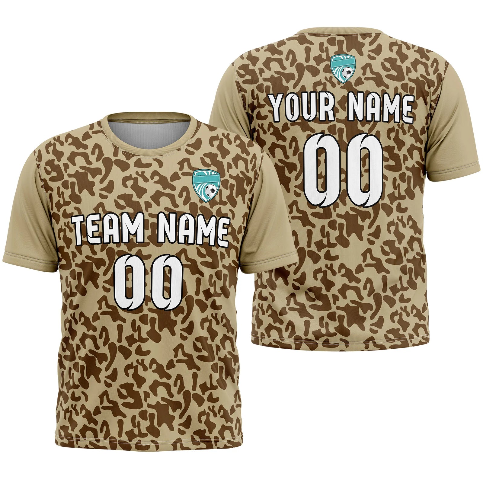 Custom Camo D5 Soccer Jersey Personalized Football Uniform with Name & Number