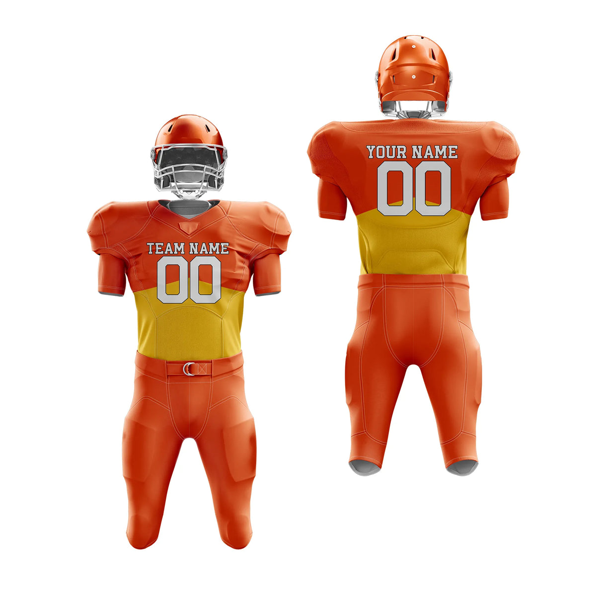 Custom Personalized D5 Split Fashion American Football Jersey with Name, Number & Team Logo