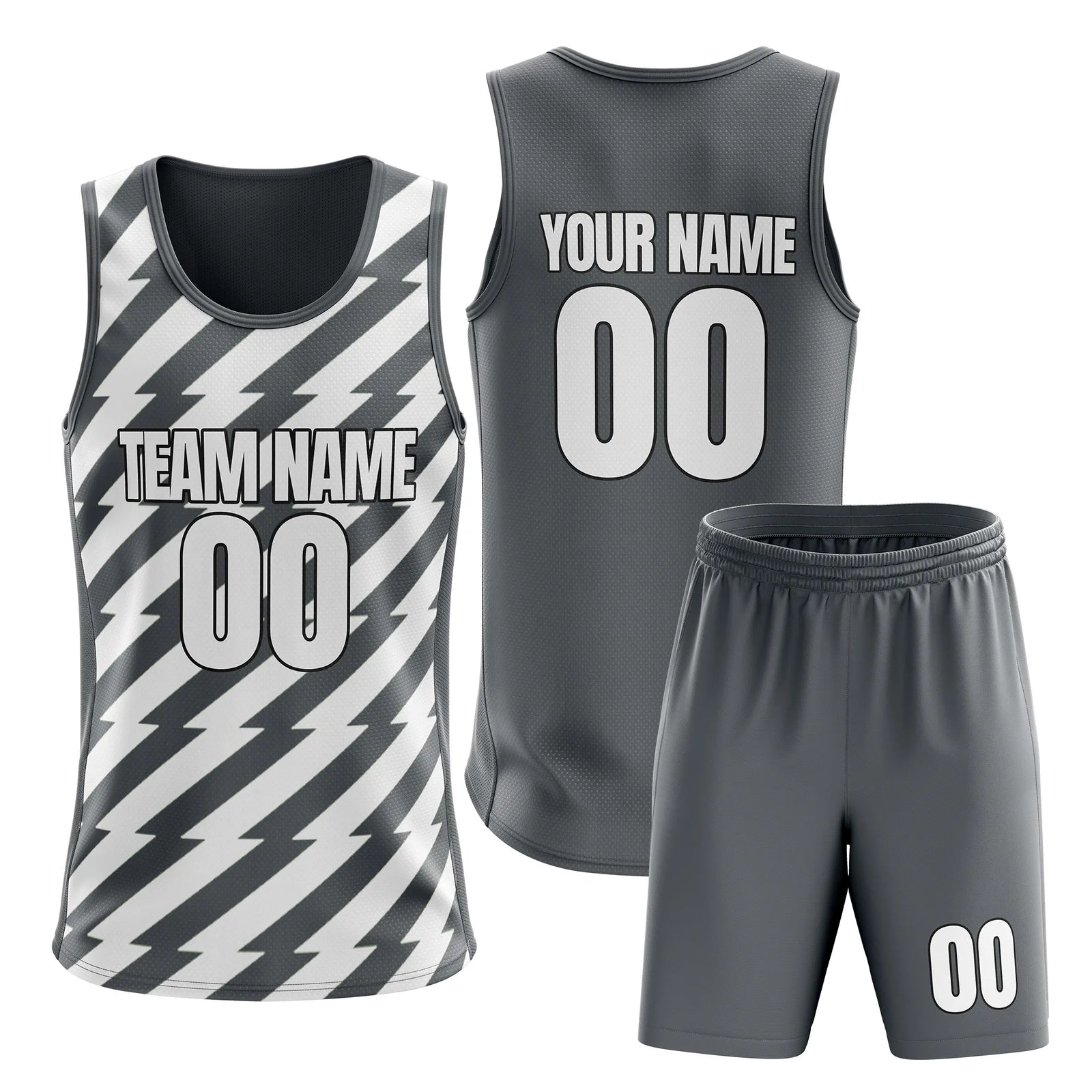 Custom Flash Strike Split Fashion Set Sports Jersey Personalized Uniform with Name & Number
