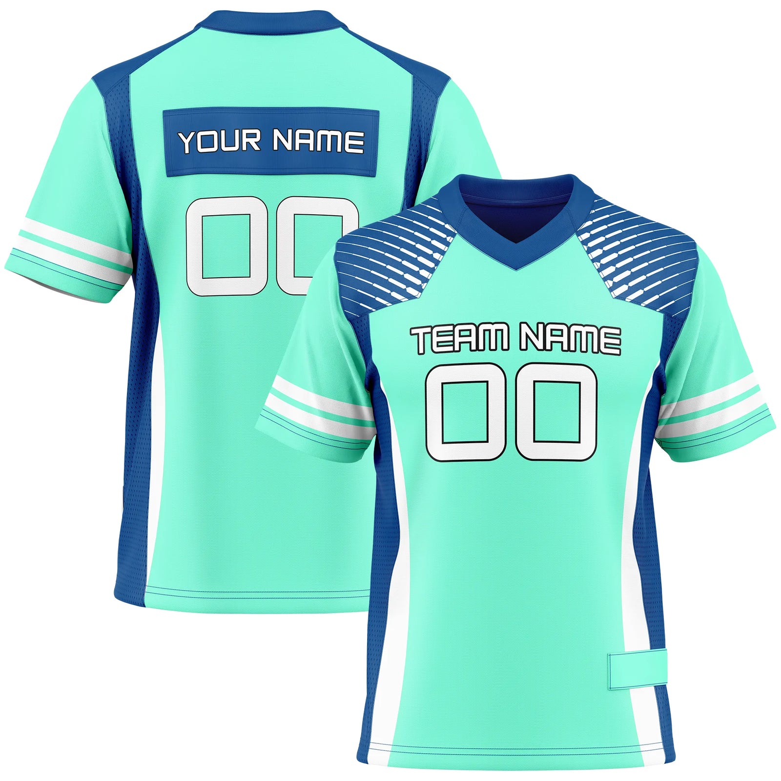 Custom Classic Style D1 Flag Football Jersey Personalized Uniform with Name & Number