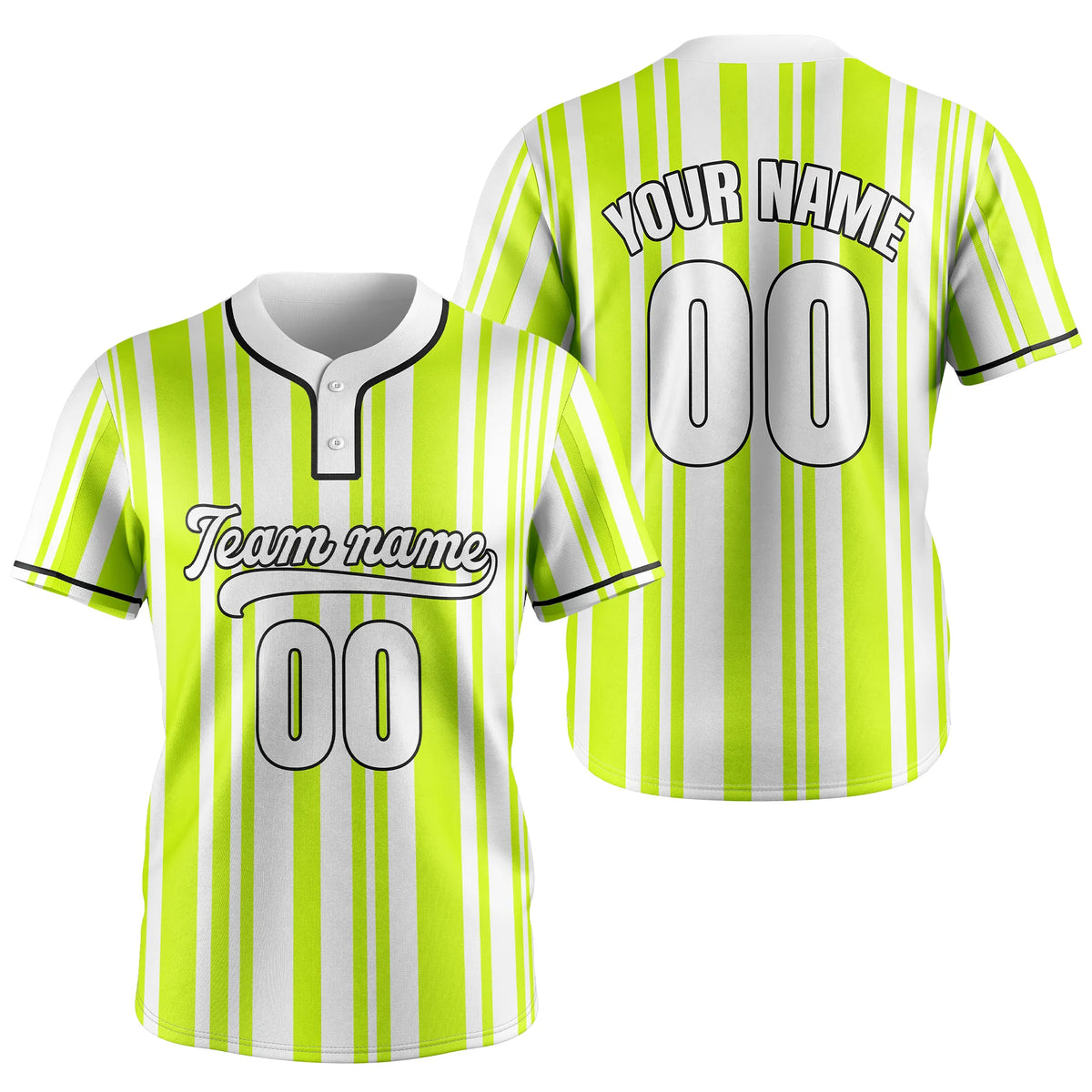 Custom Victory Stripes Baseball Aqua Sports Jersey Personalized Uniform with Name & Number