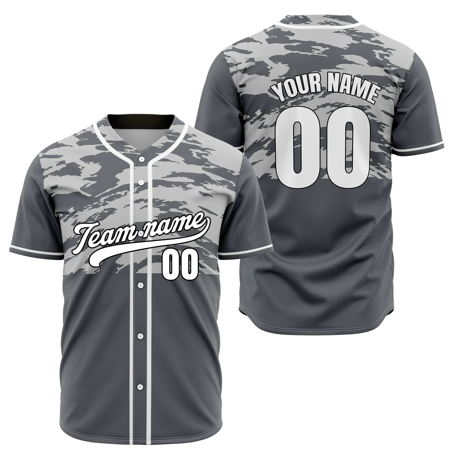Custom Split Motion Baseball Sports Jersey Personalized Uniform with Name & Number